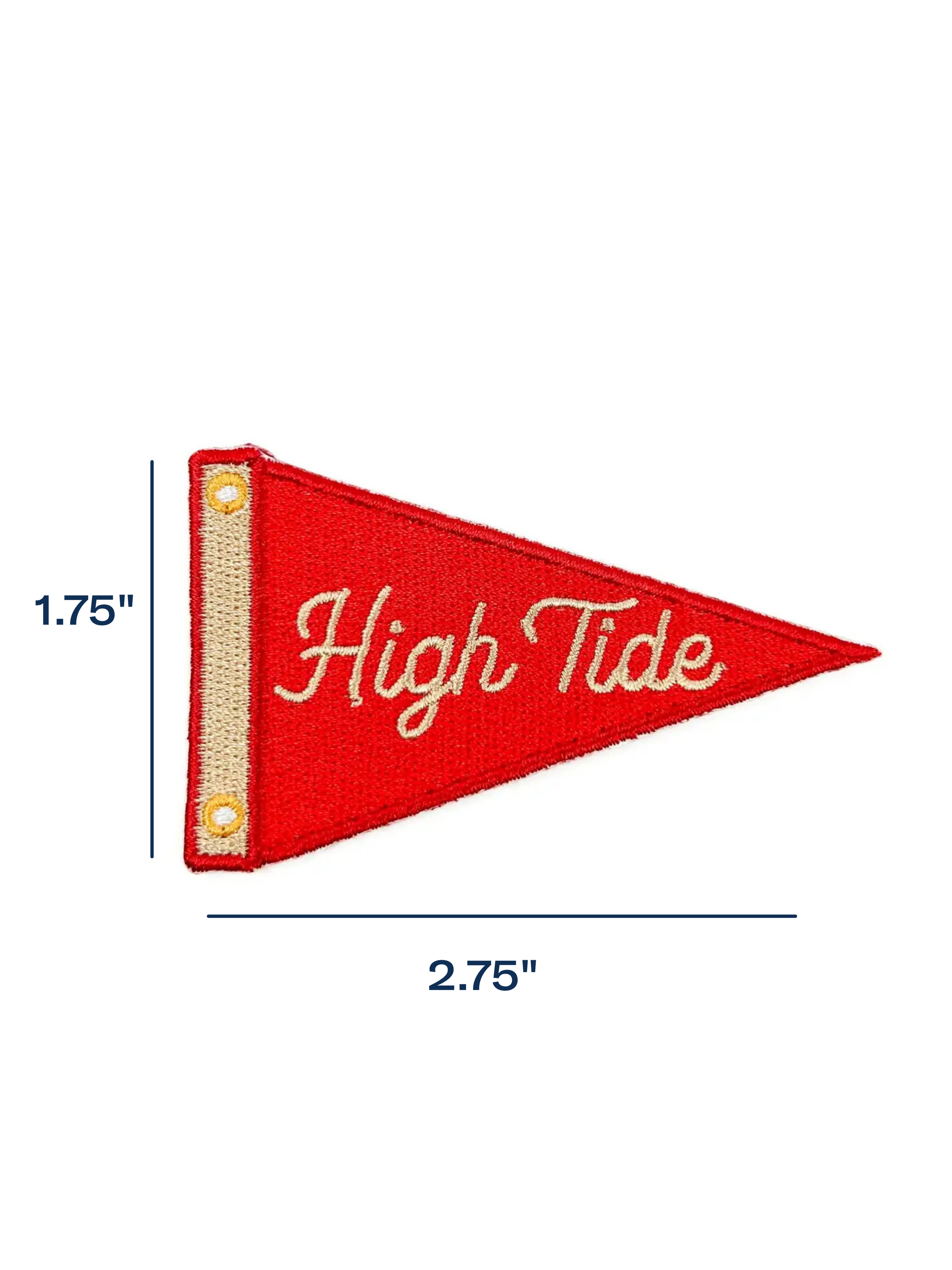 High Tide Flag Iron-On Patch