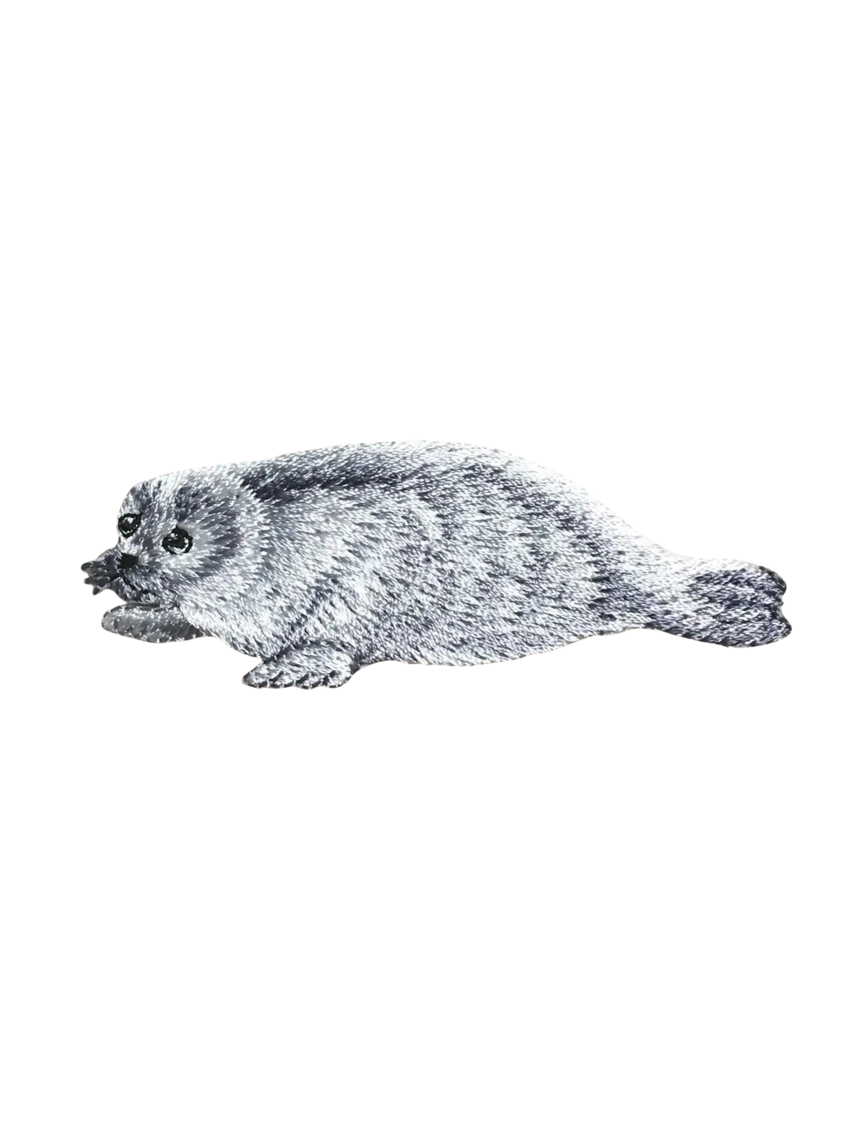 Harp Seal Iron-On Patch