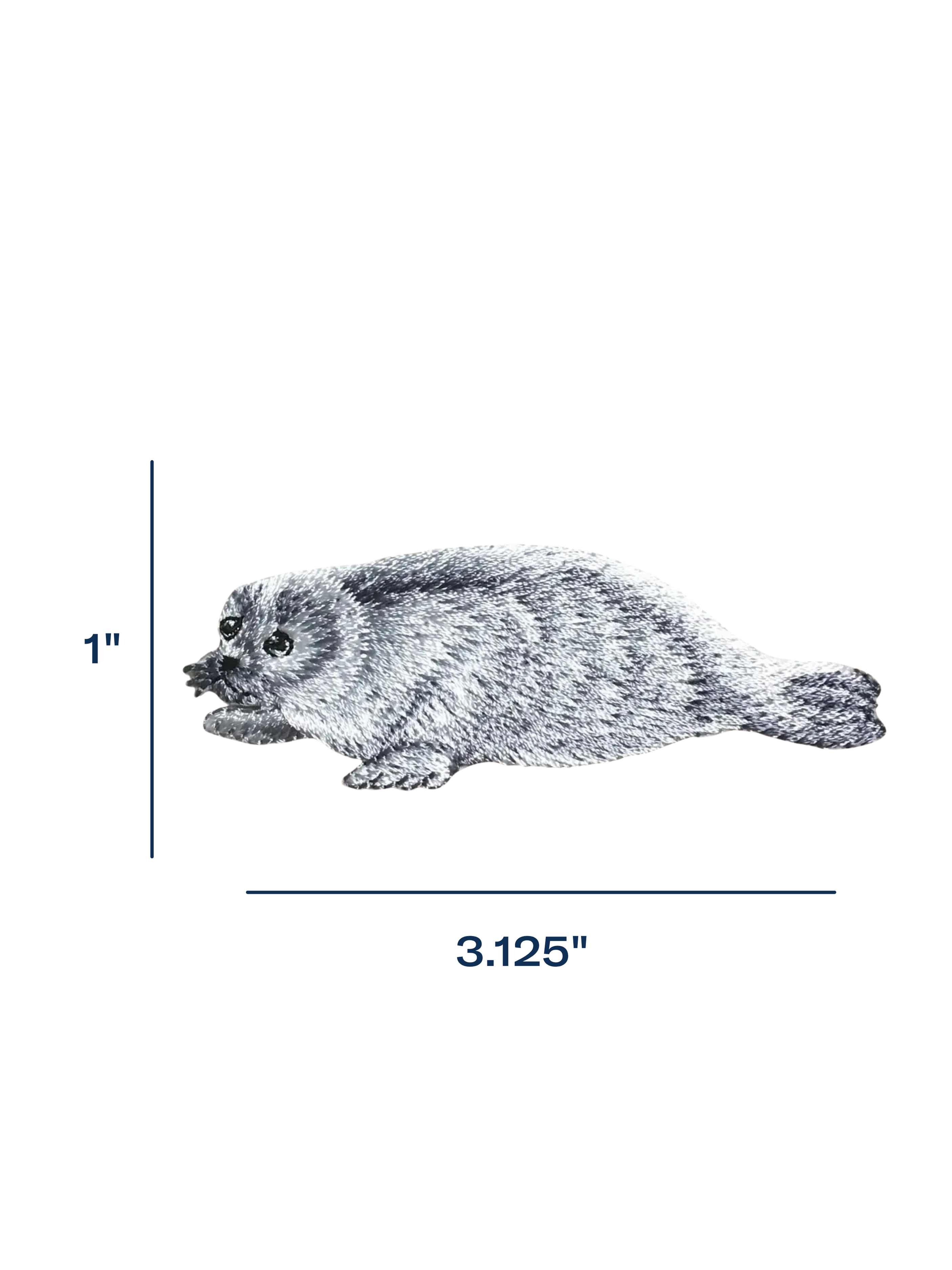 Harp Seal Iron-On Patch