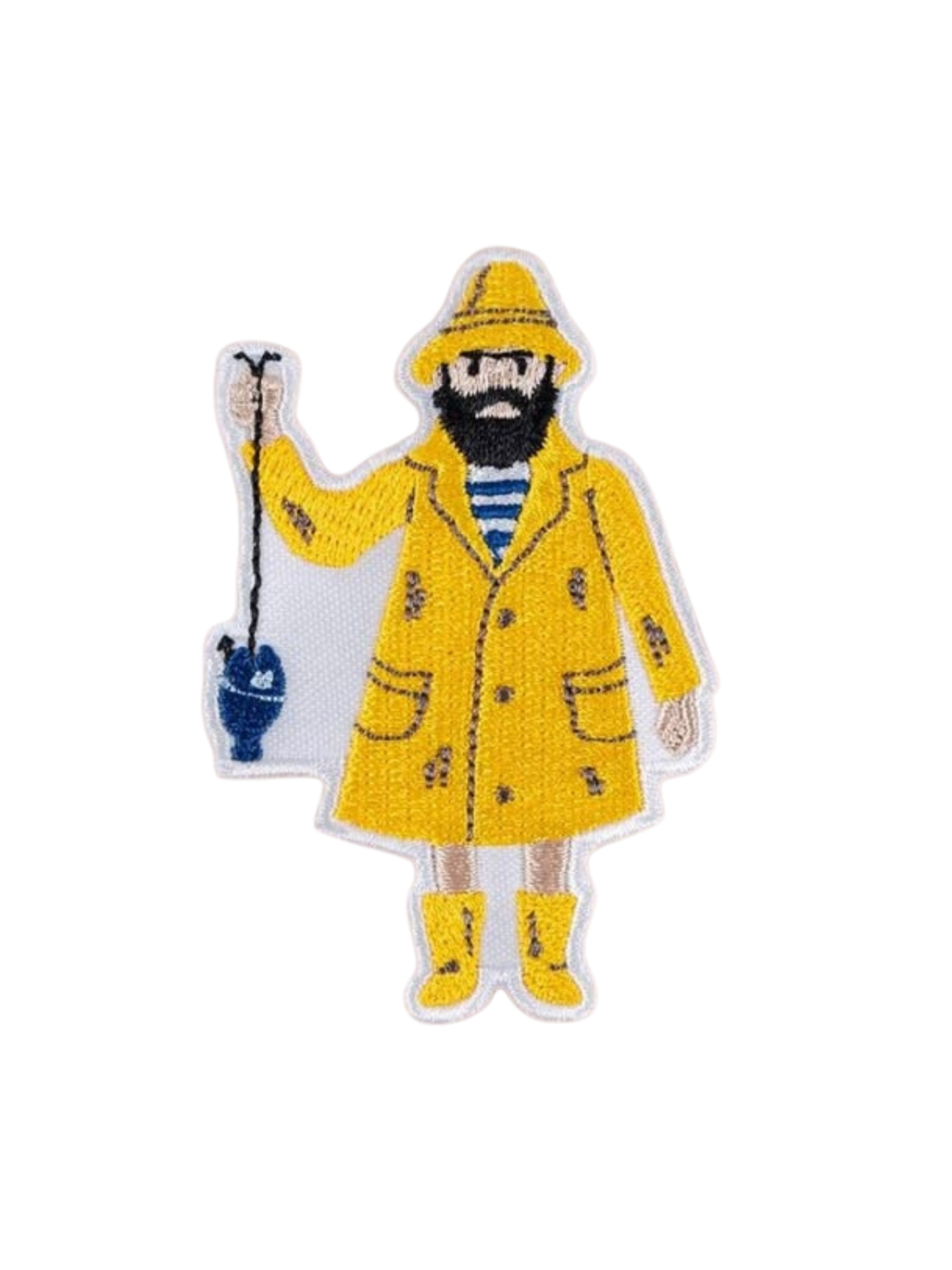 Salty Fisherman Iron-On Patch