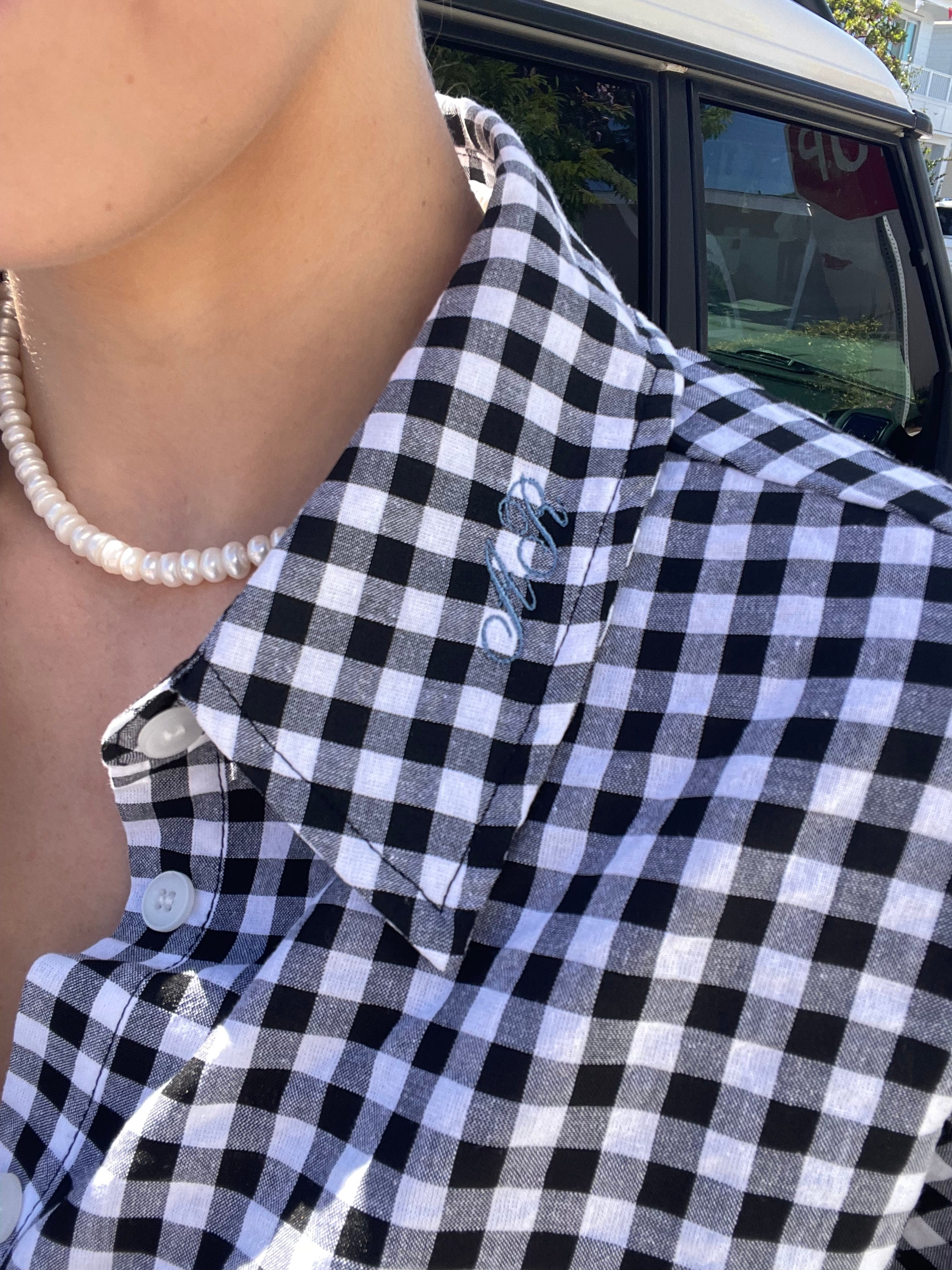 Gingham Button Down Shirt