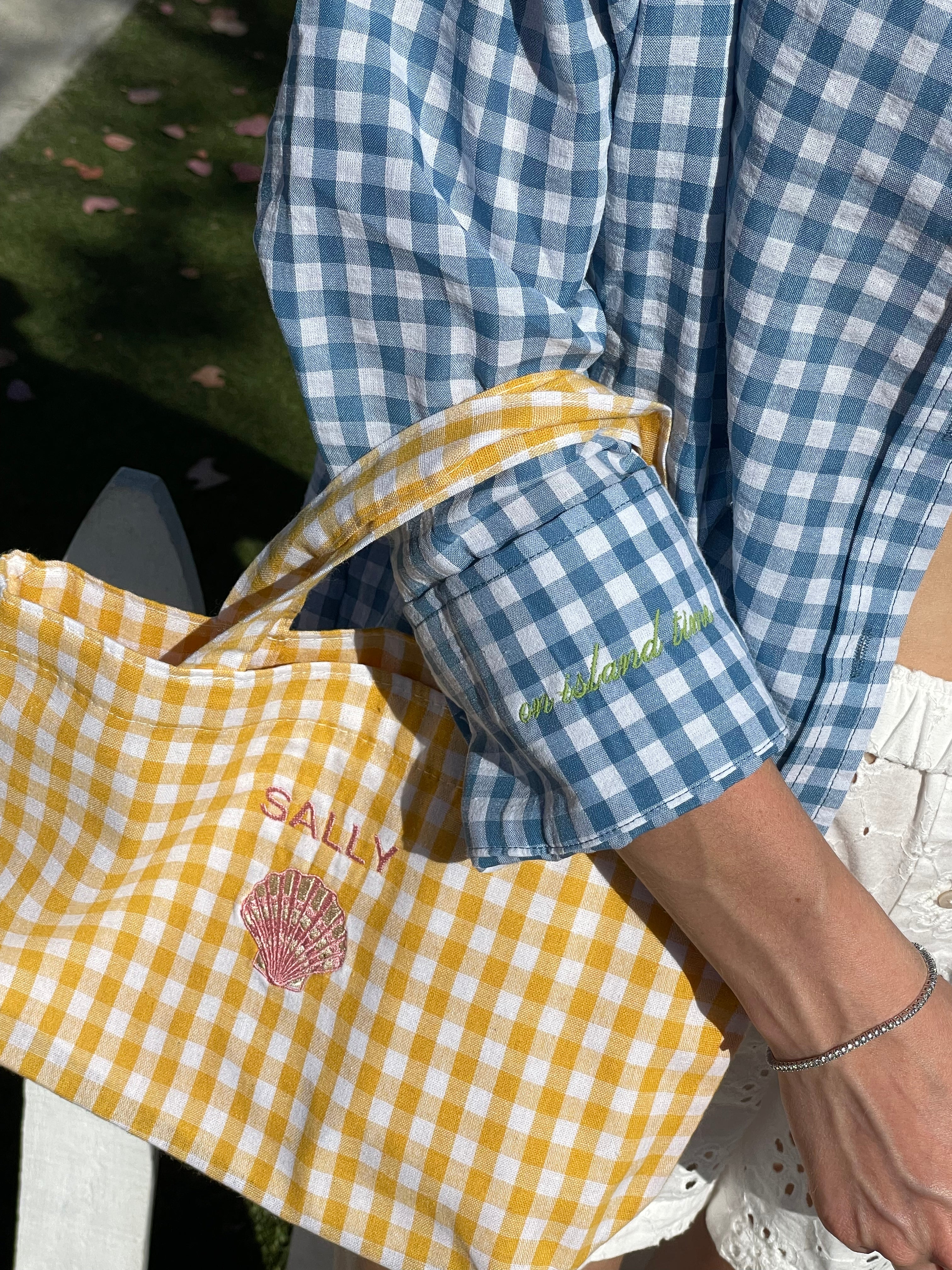 Gingham Button Down Shirt