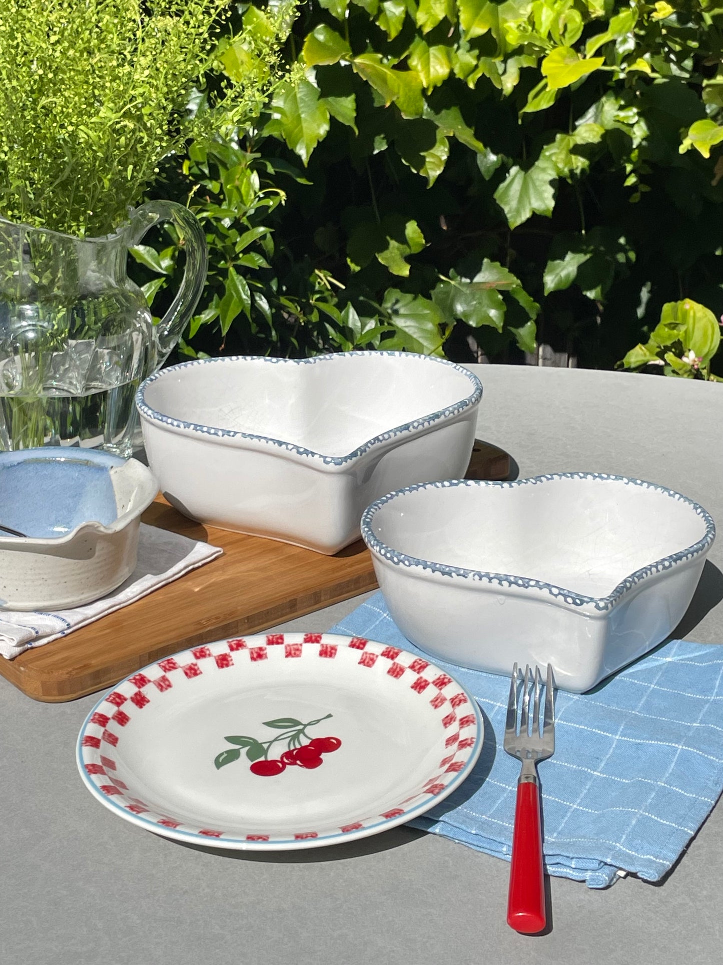 Annabelle Heart-Shaped Serving Nesting Bowls