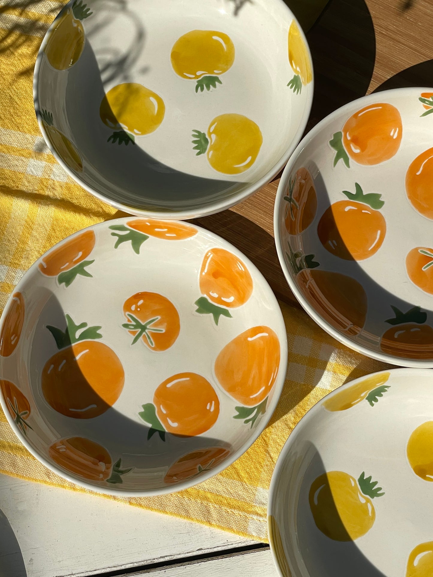 Heirloom Tomato Dip Bowls, Set of 4