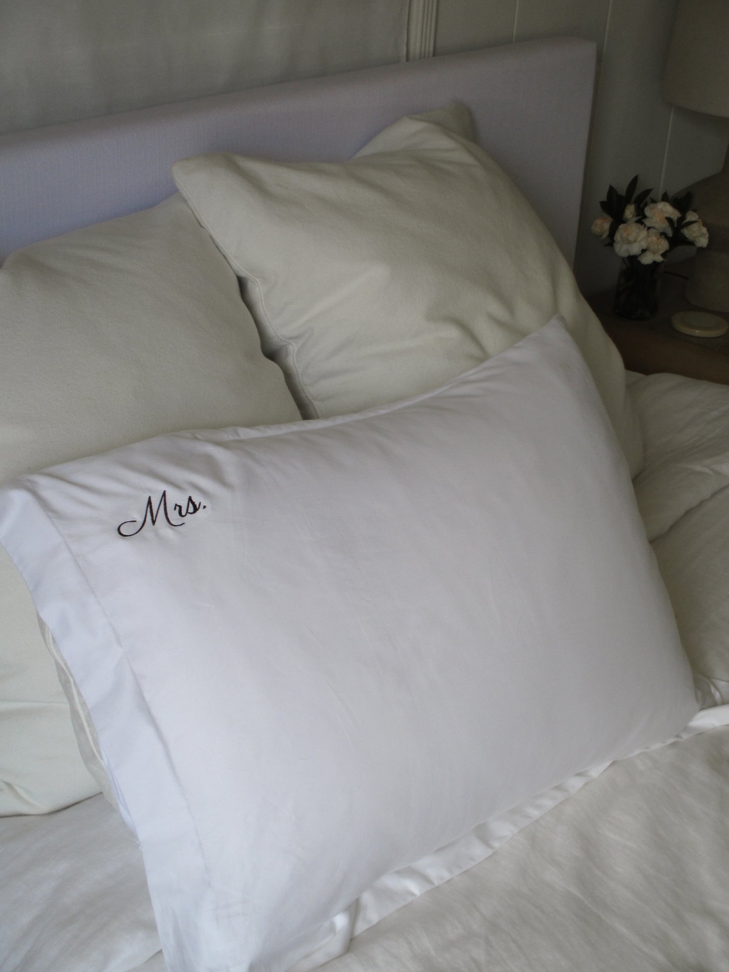 Custom Embroidered Pillow Sham