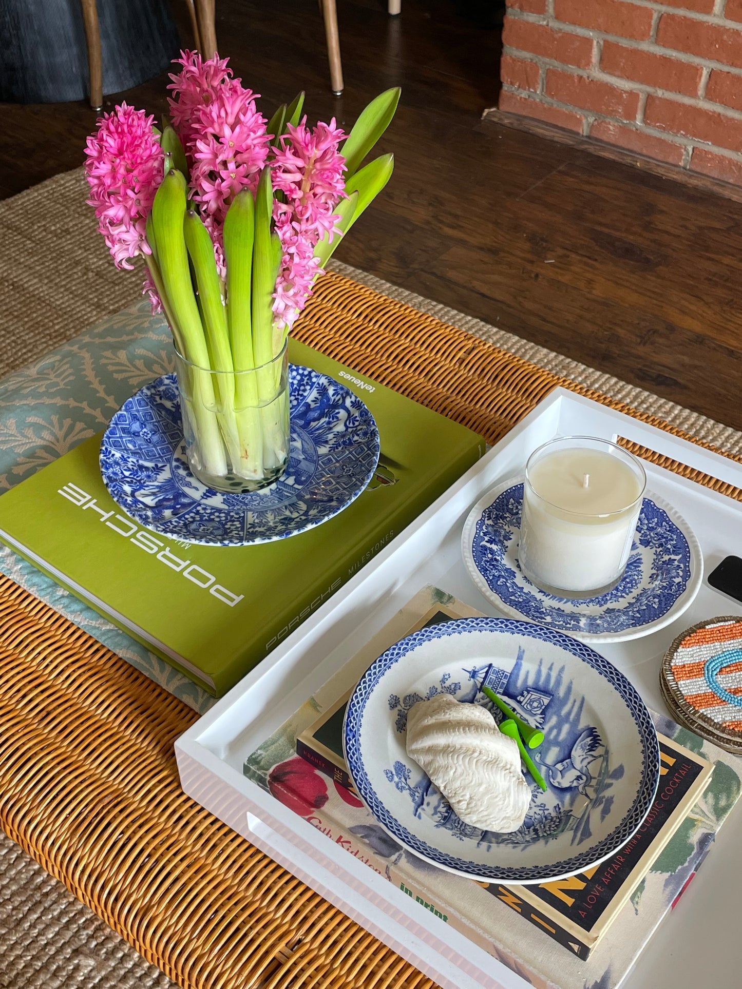 Seaspray Chinoiserie Plates, Set of 3