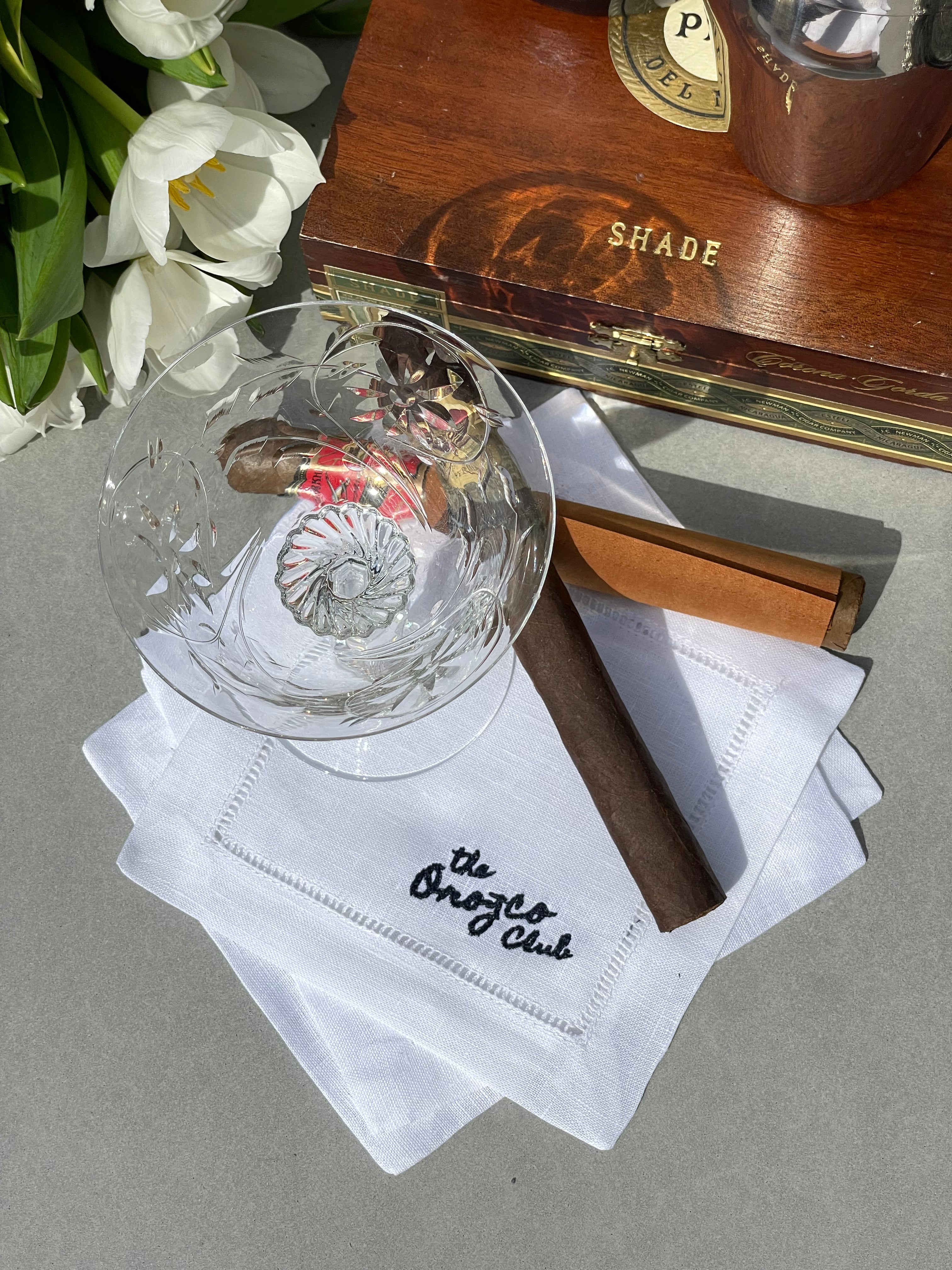 The Club Cocktail Napkin, Set of 4