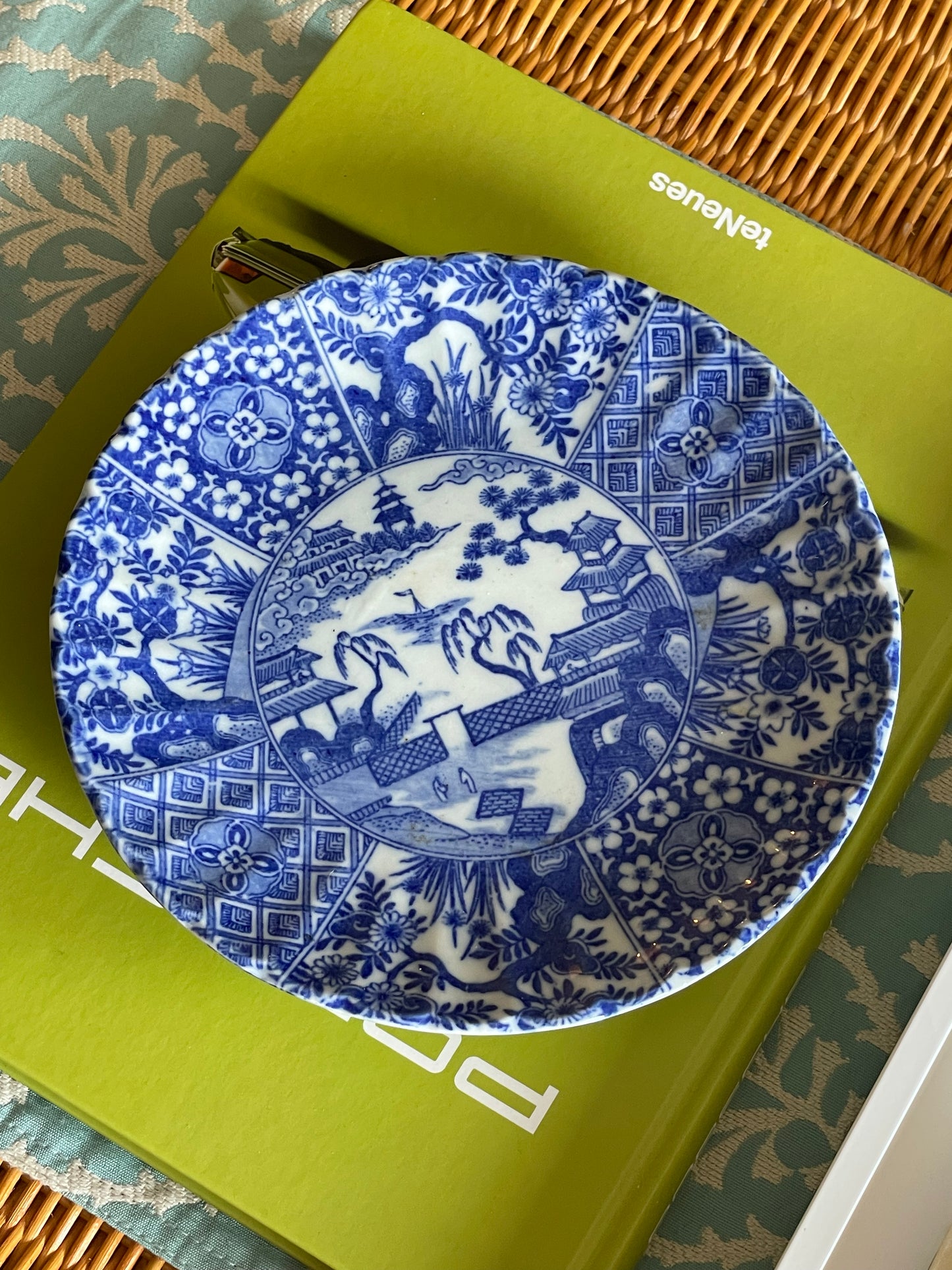 Seaspray Chinoiserie Plates, Set of 3