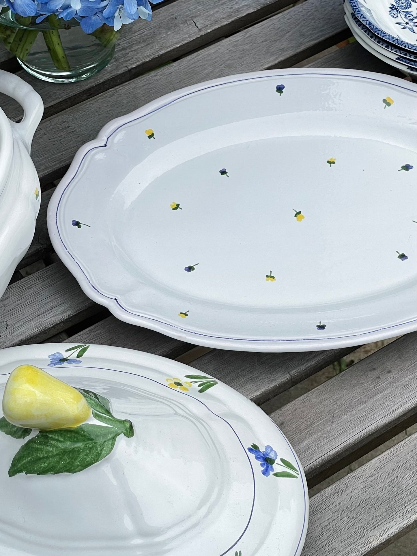 Crater Lake Ceramic Tureen