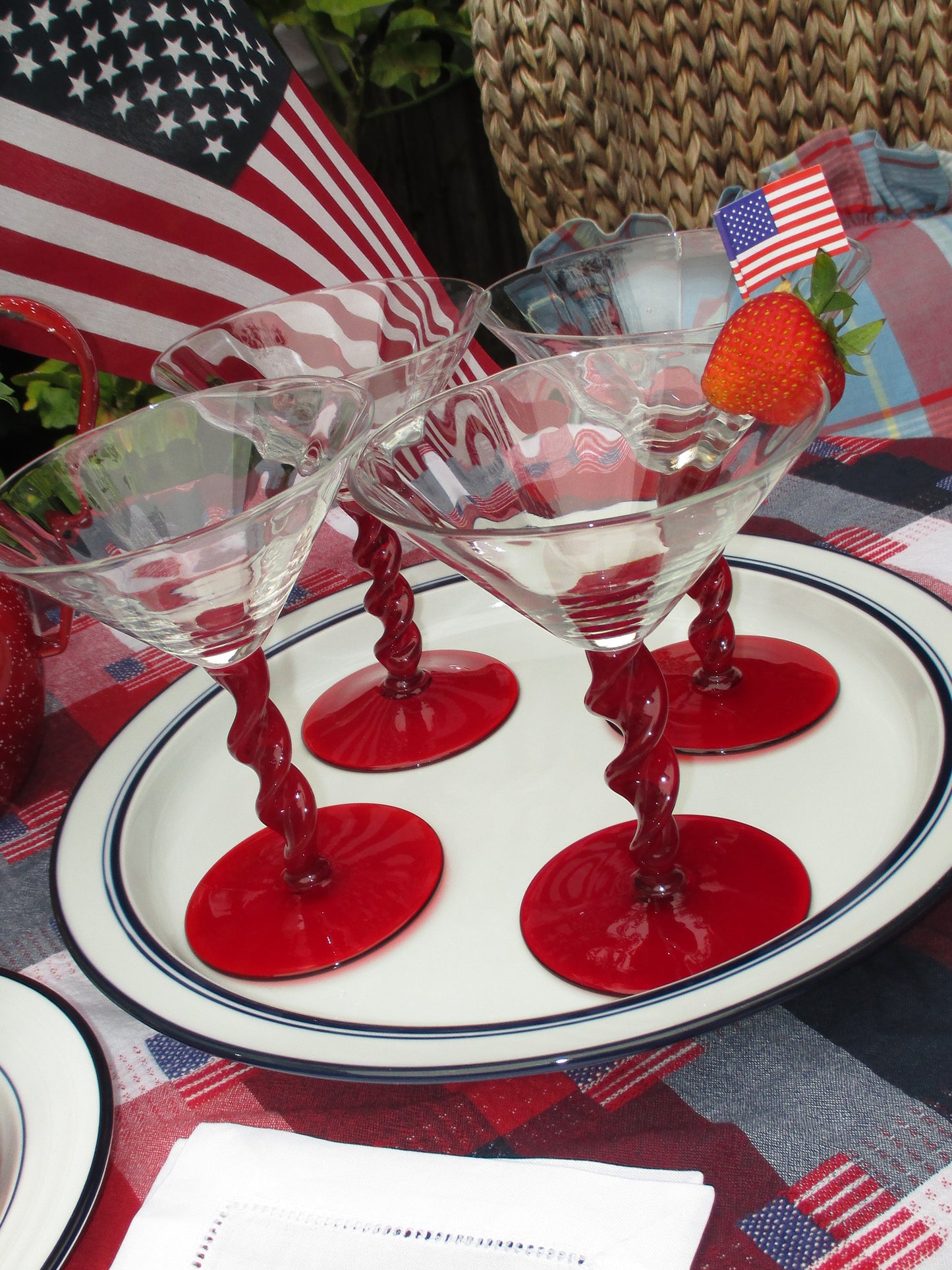 Happy Hour Martini Glasses