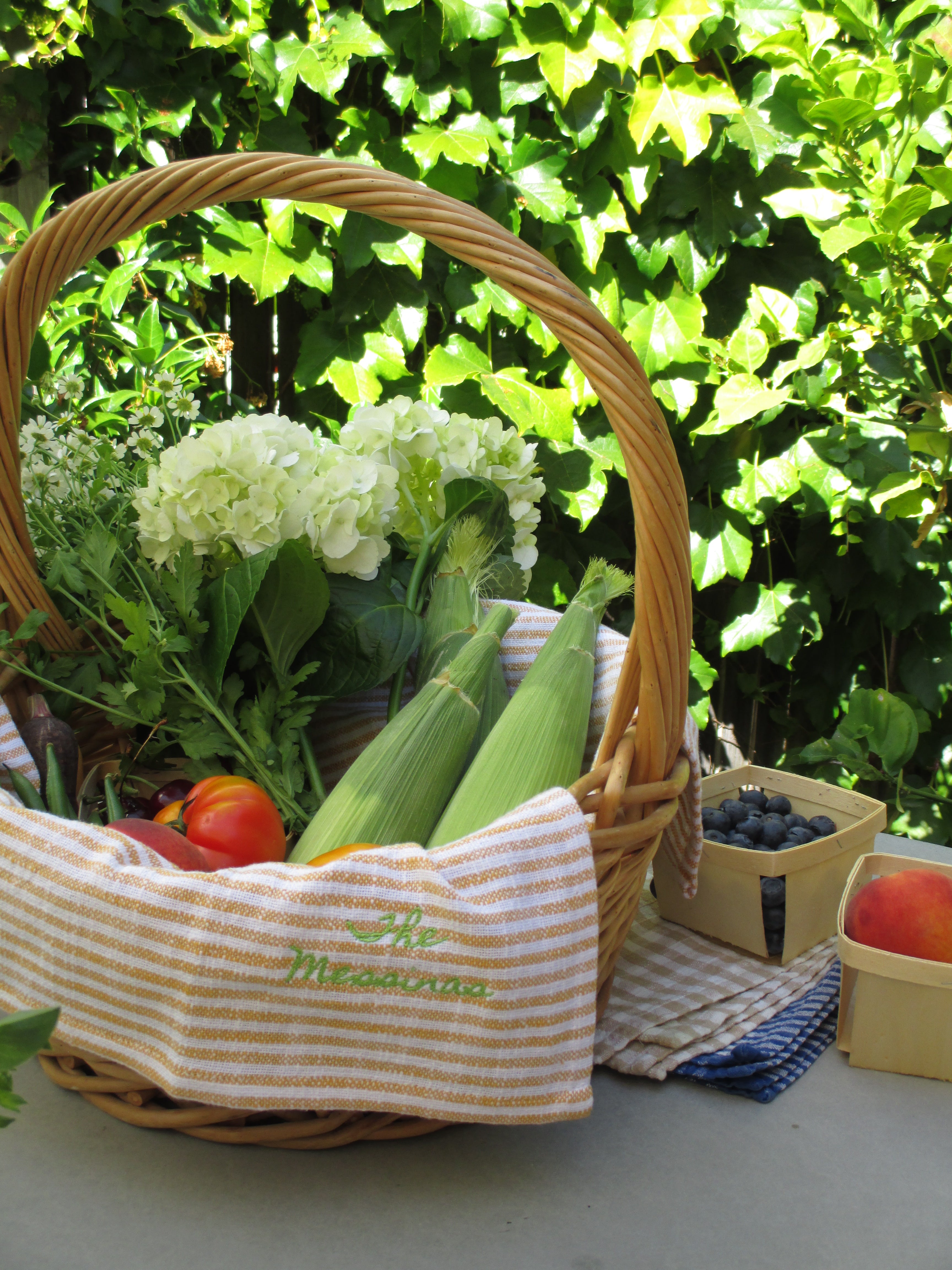 Front Porch Straw Basket