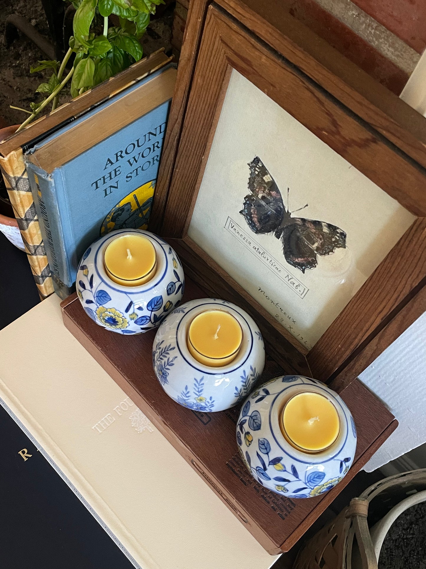 Creek Camp Tea Light Candle Holders, Set of 3