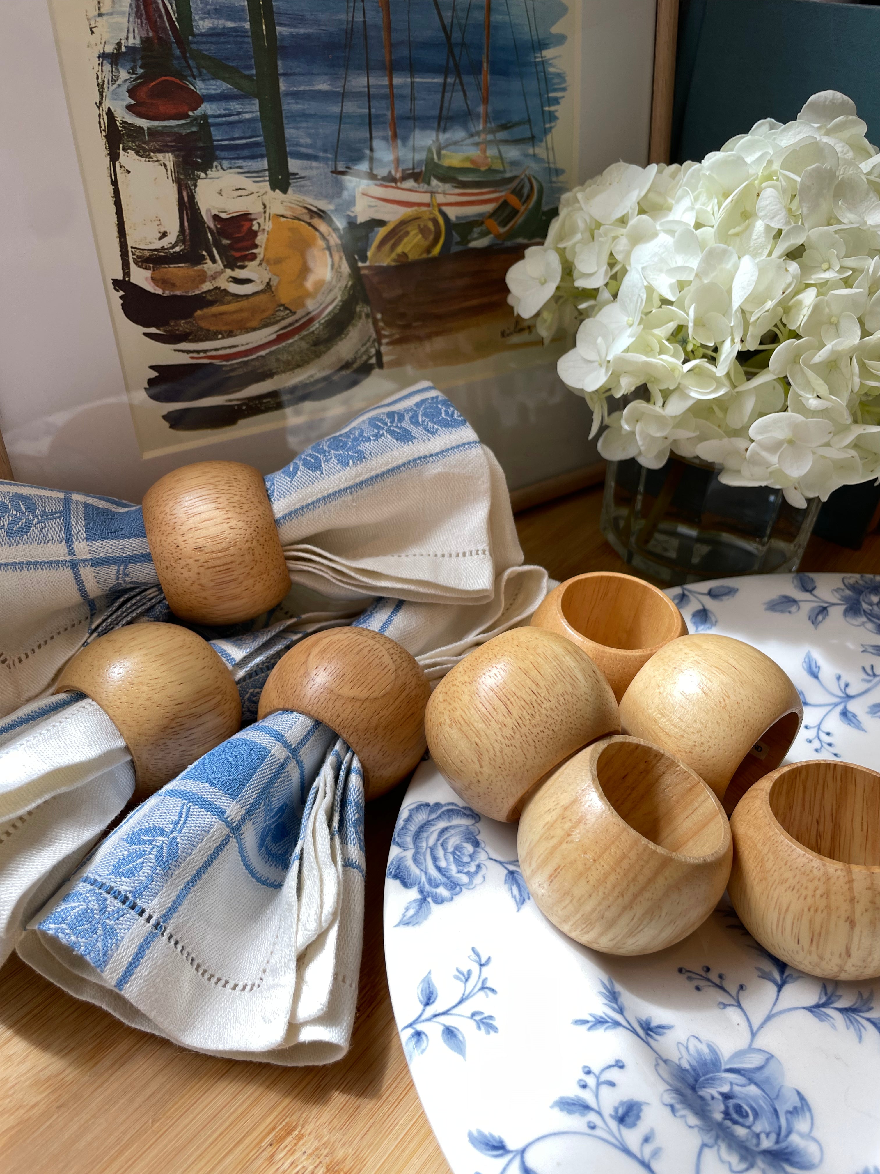 Fairfield Napkin Rings, Set of 8