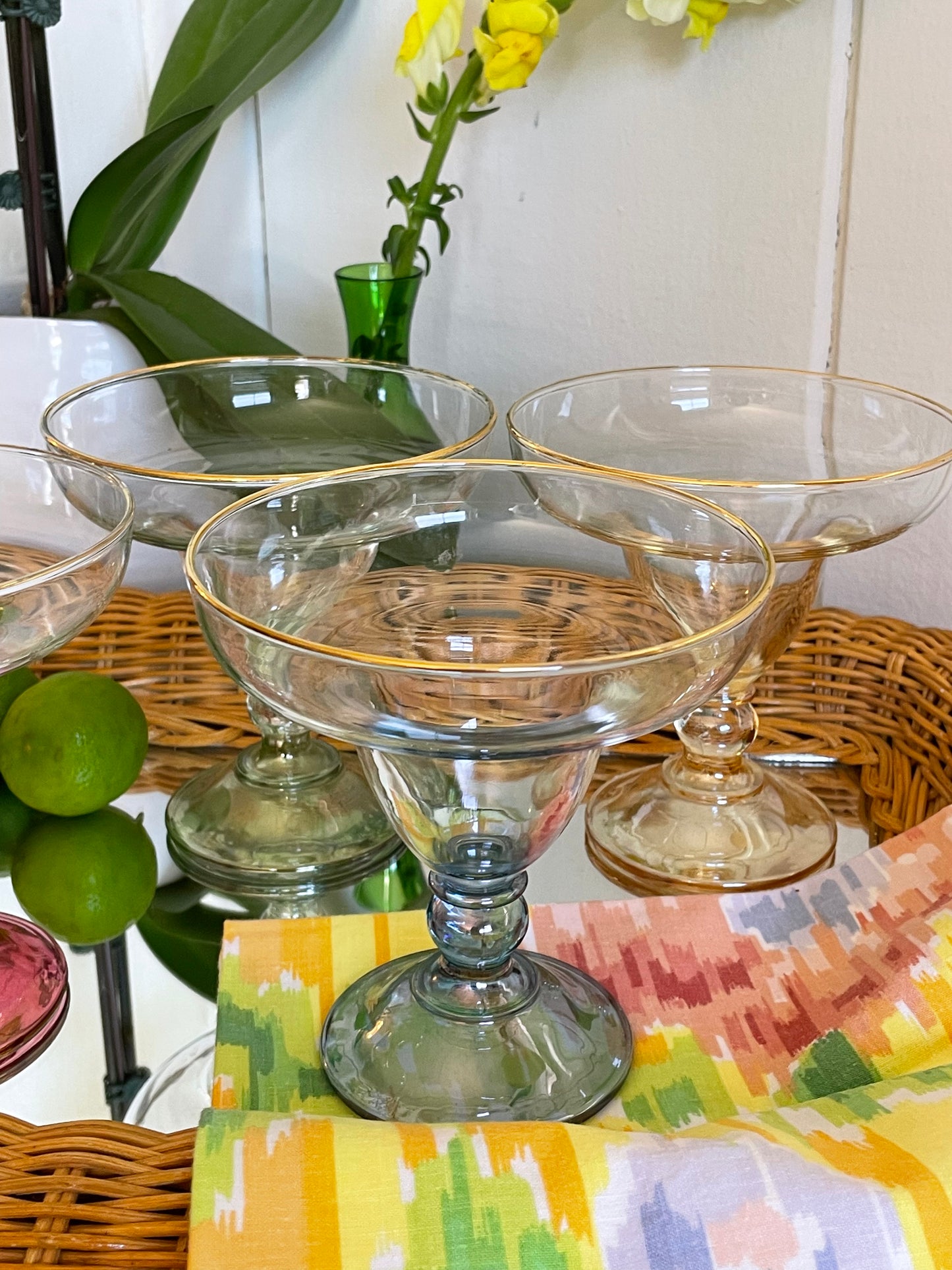 Poolside Aperitivo Margarita Glasses