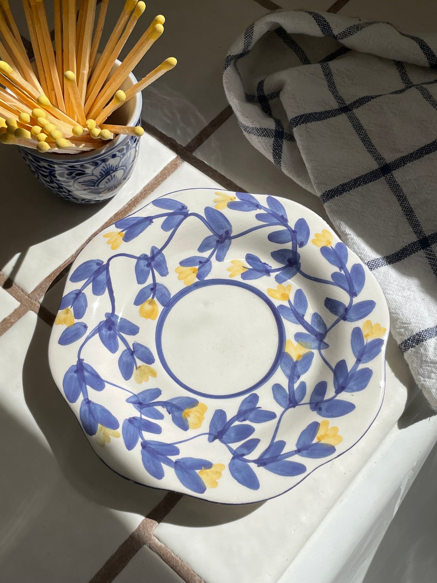 Buttercup Candle Plate