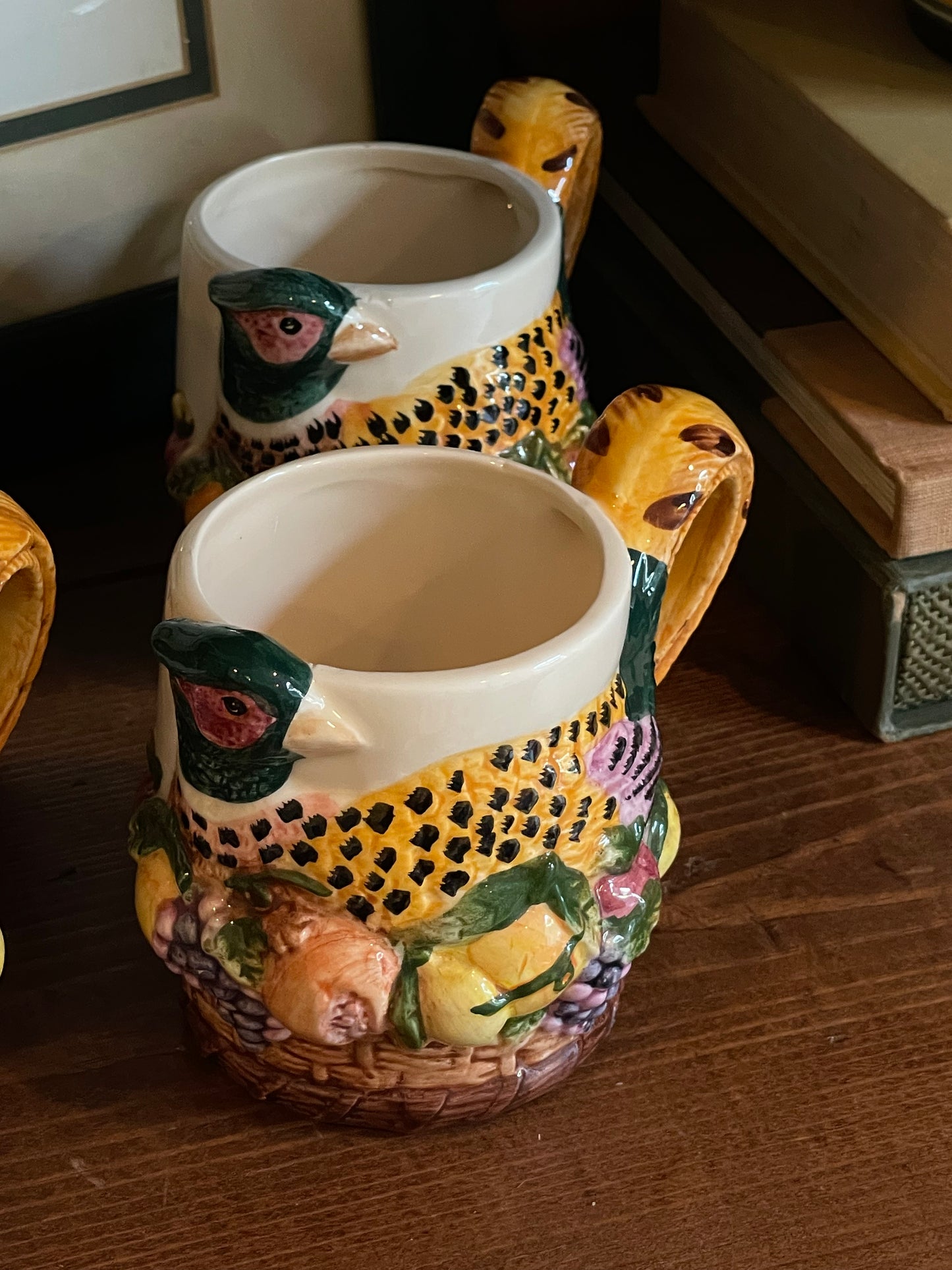 Pheasant Flock Mugs, Set of 4