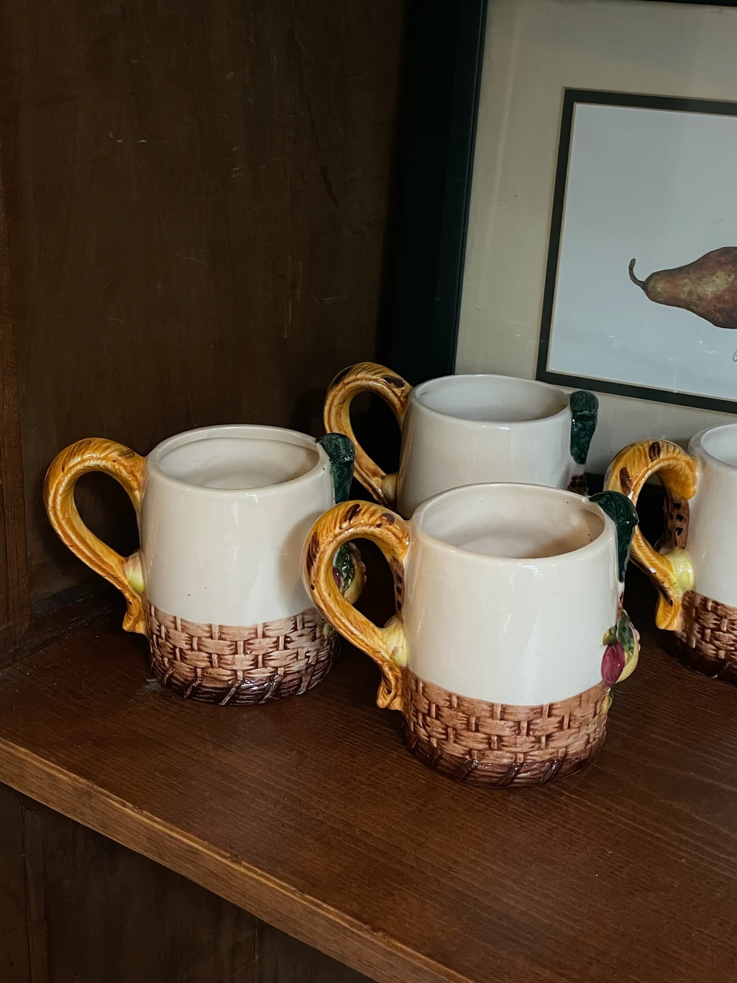 Pheasant Flock Mugs, Set of 4