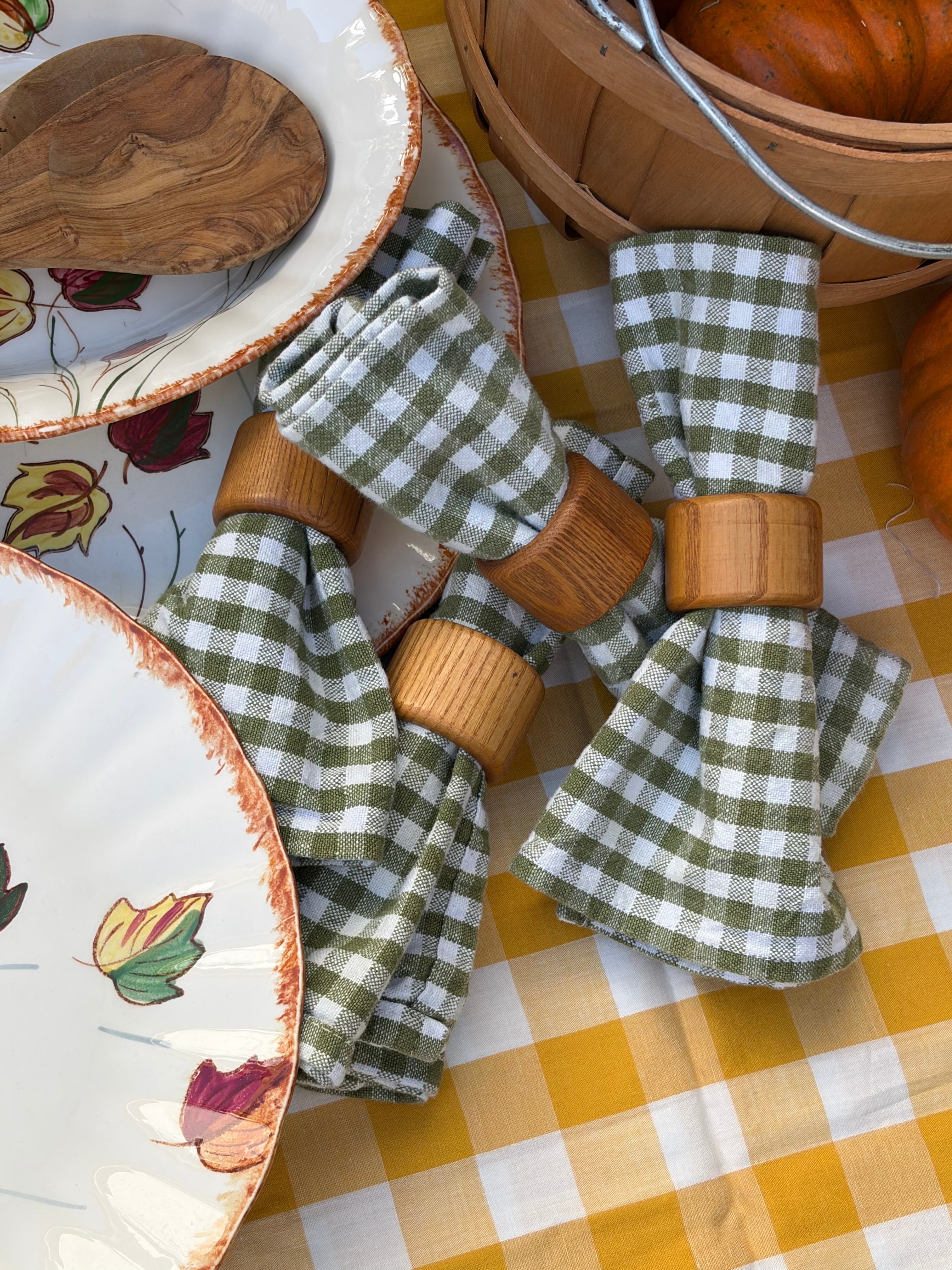 Woodend Napkin Rings, Set of 4