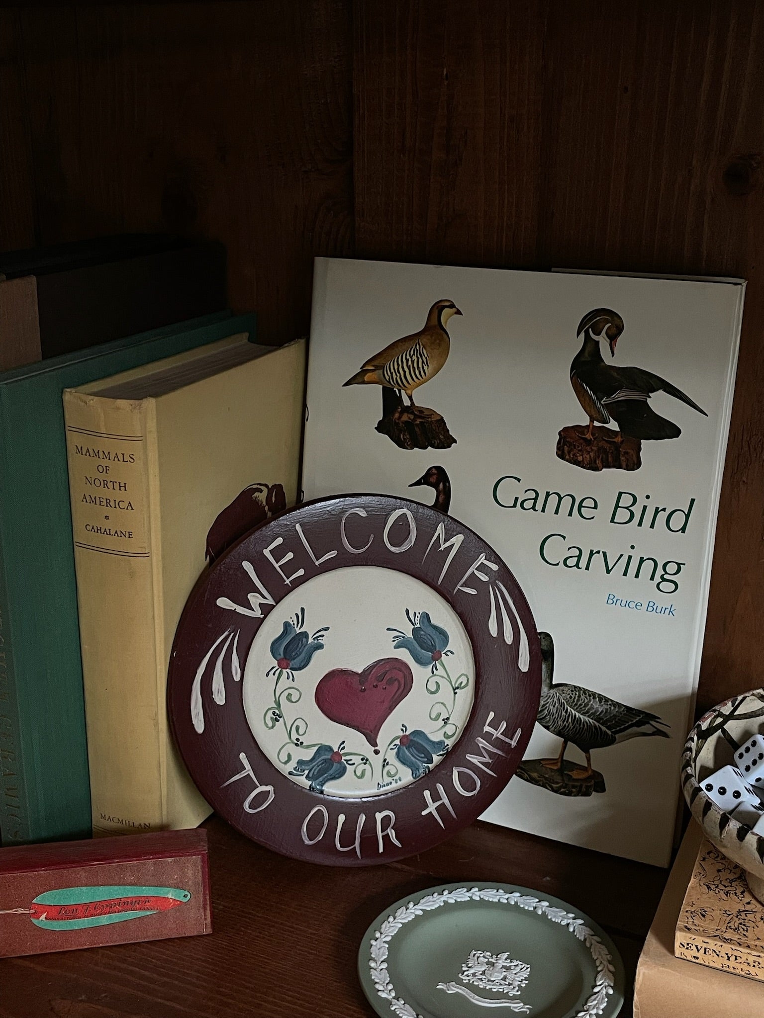 Wooden Hand-Painted Welcome Sign