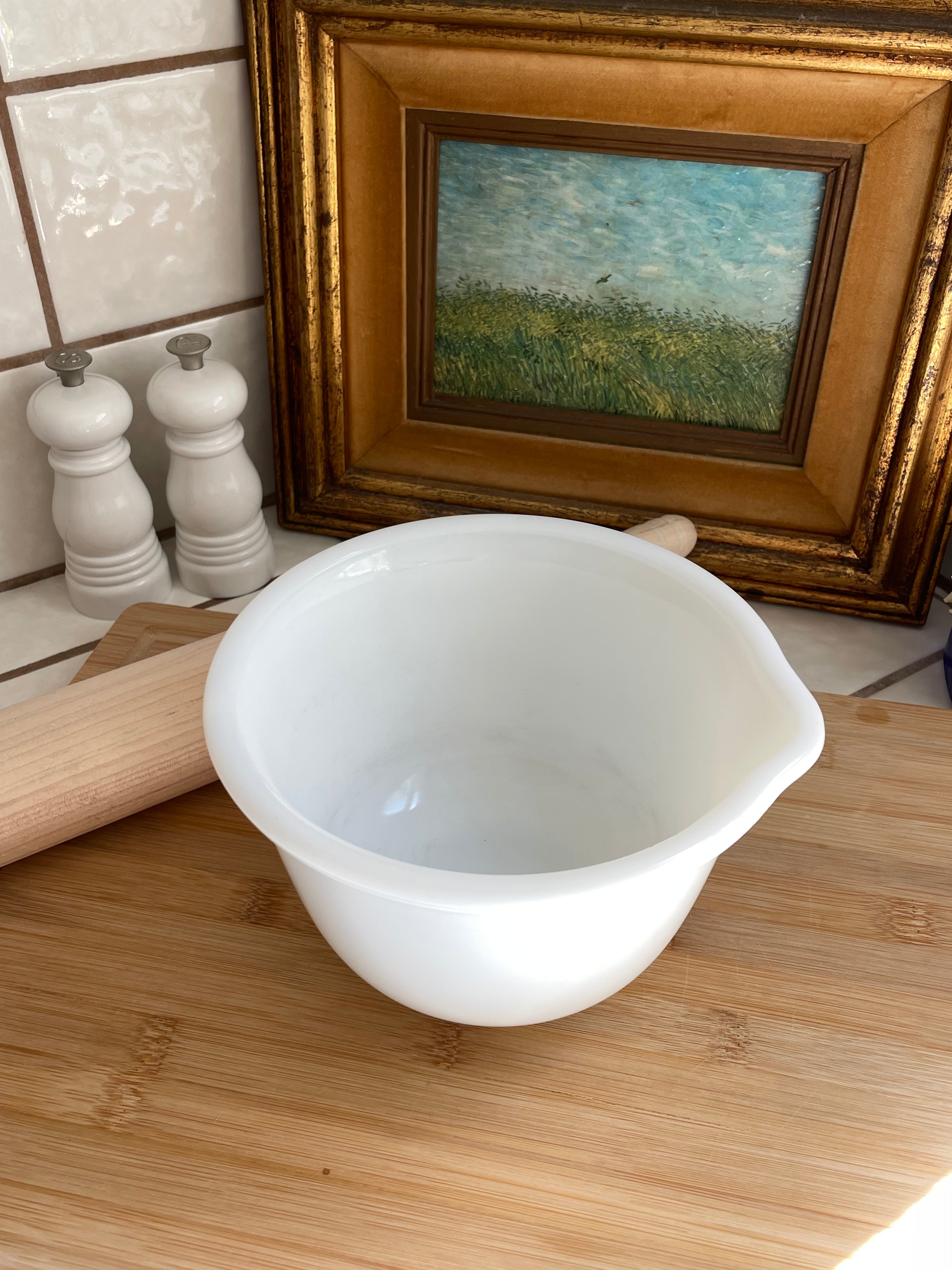 Perla Milk Glass Mixing Bowl