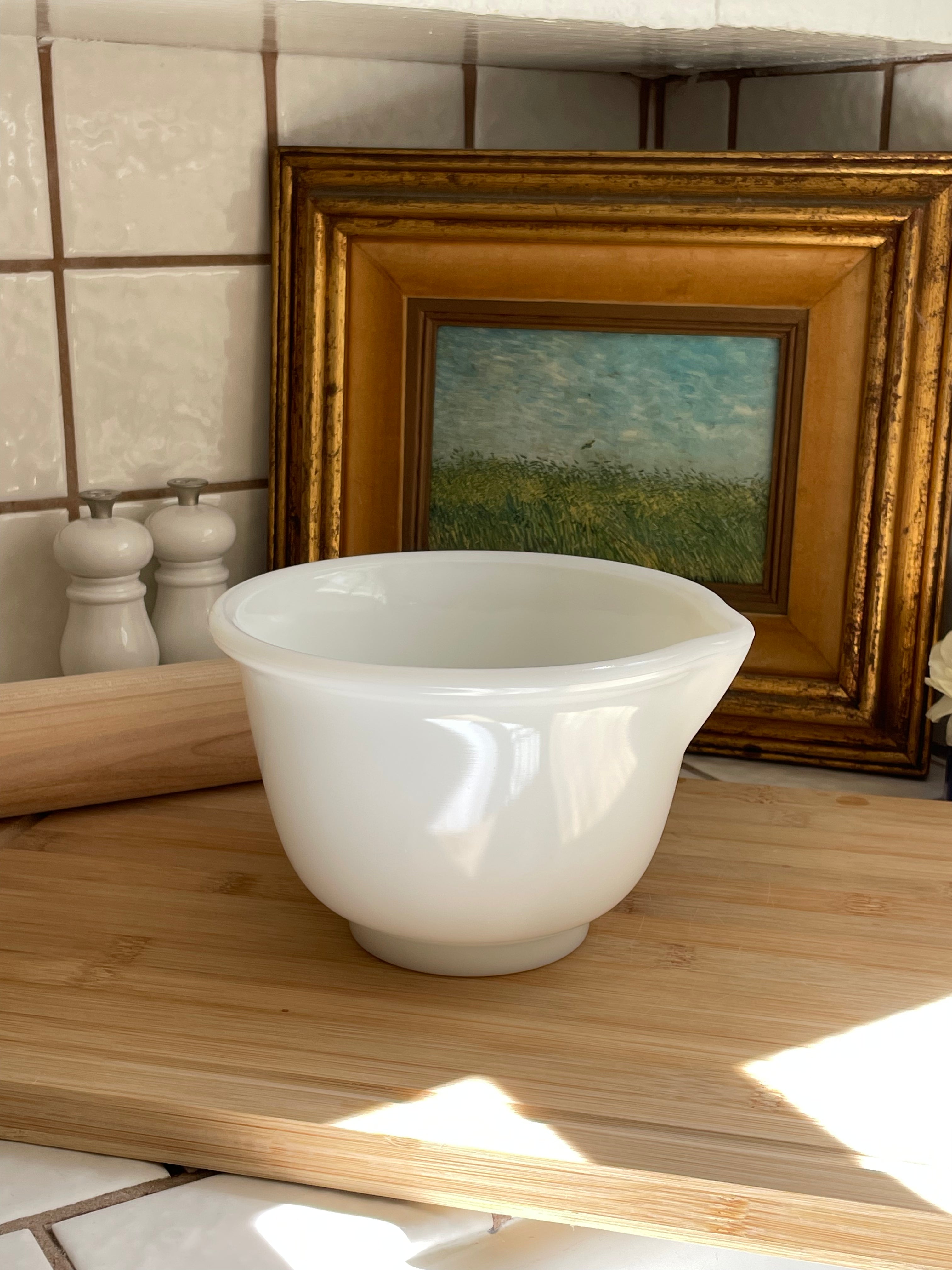 Perla Milk Glass Mixing Bowl