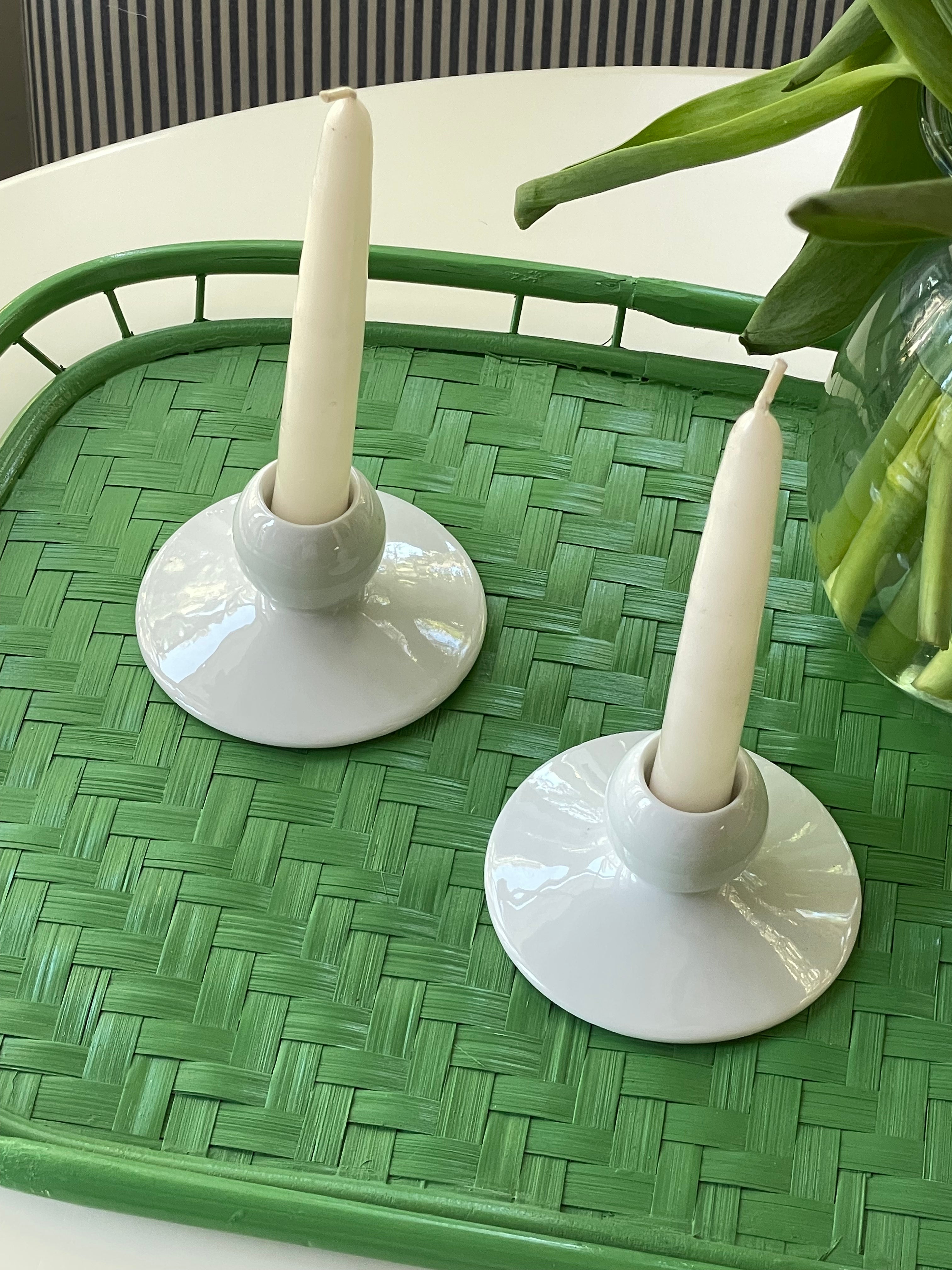 Mediterranean Sea Candlesticks, Set of 2