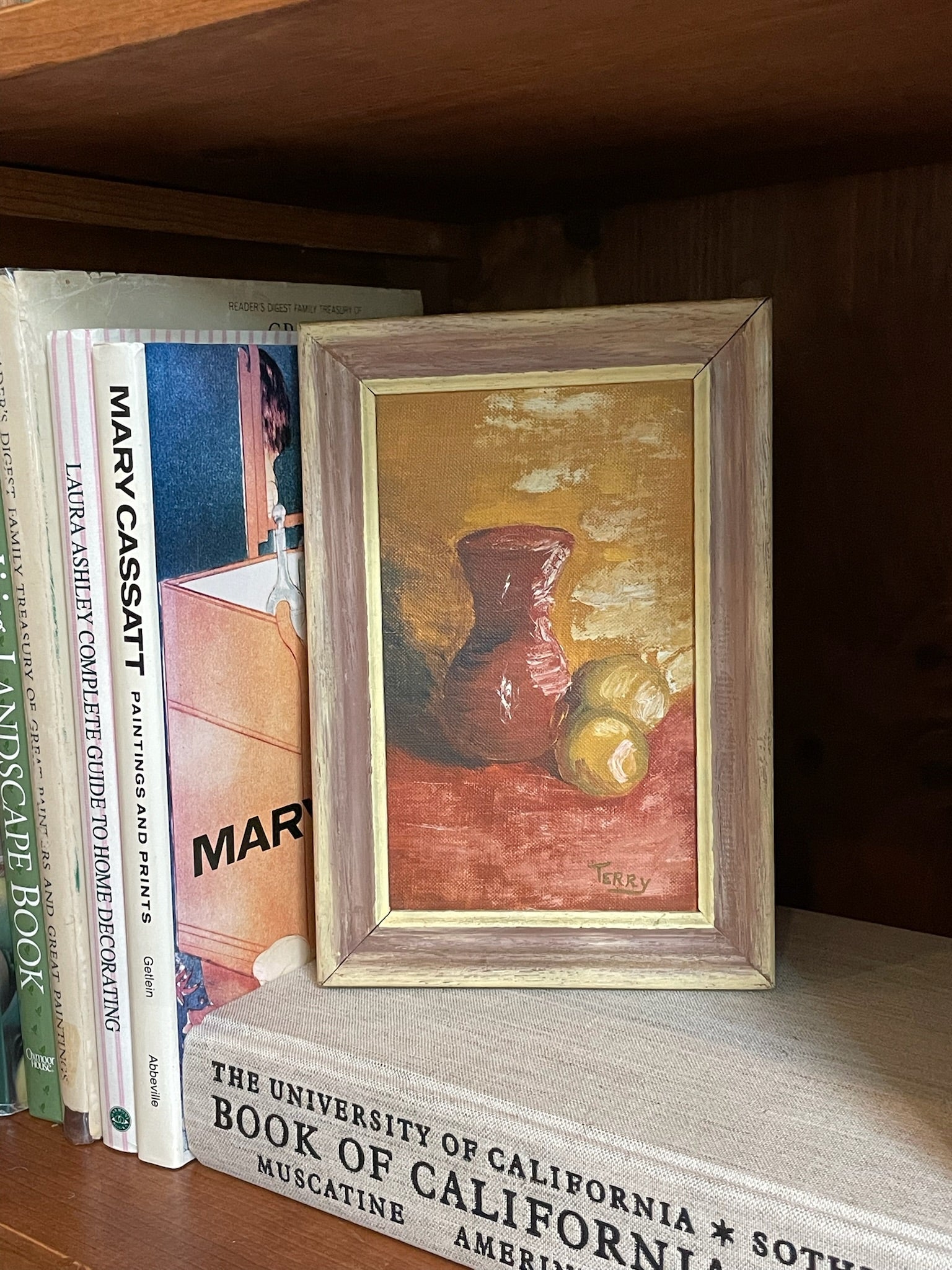 Golden Hour Still Life Framed Painting