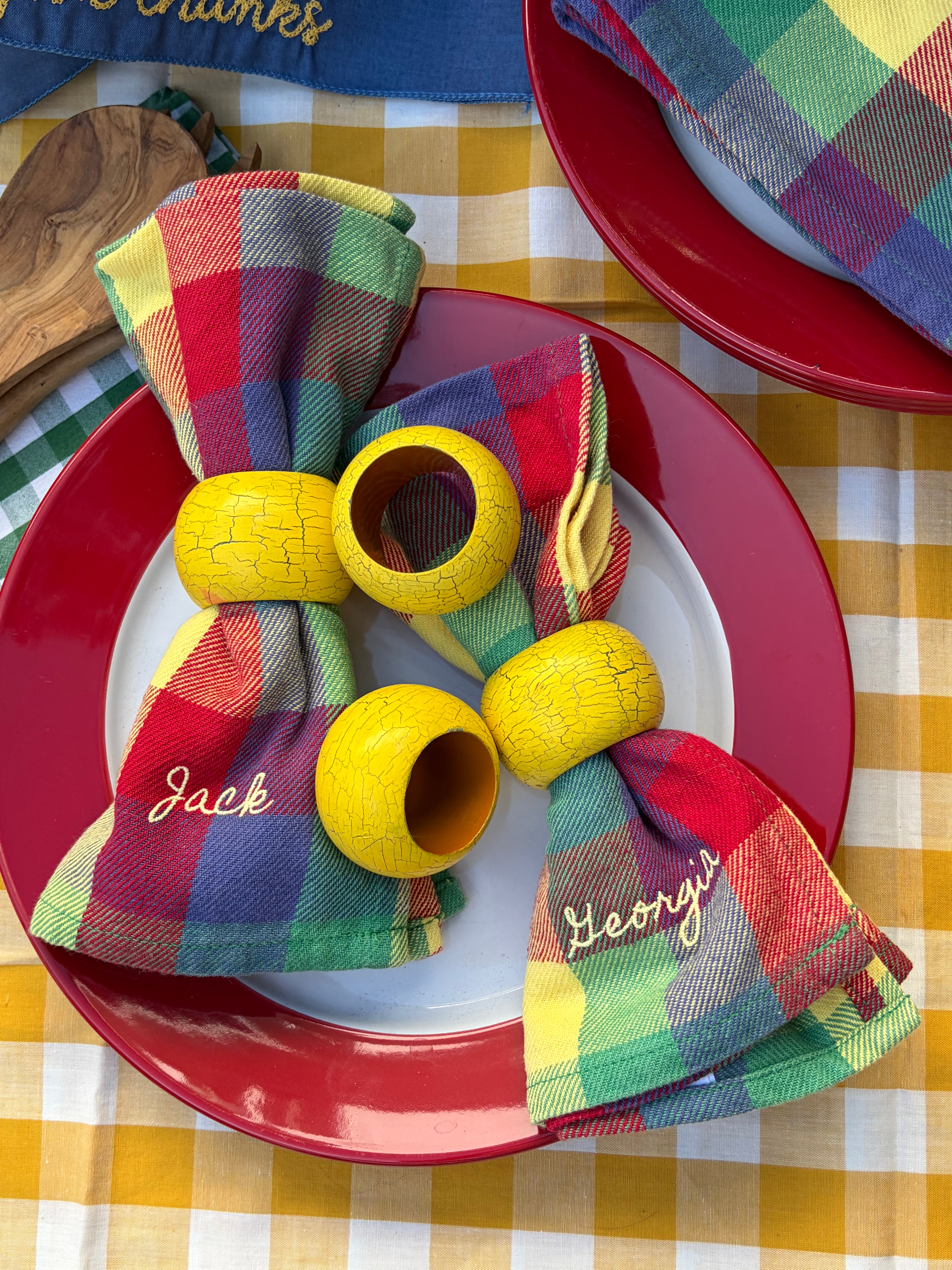 Kennebunk Napkin Rings, Set of 4