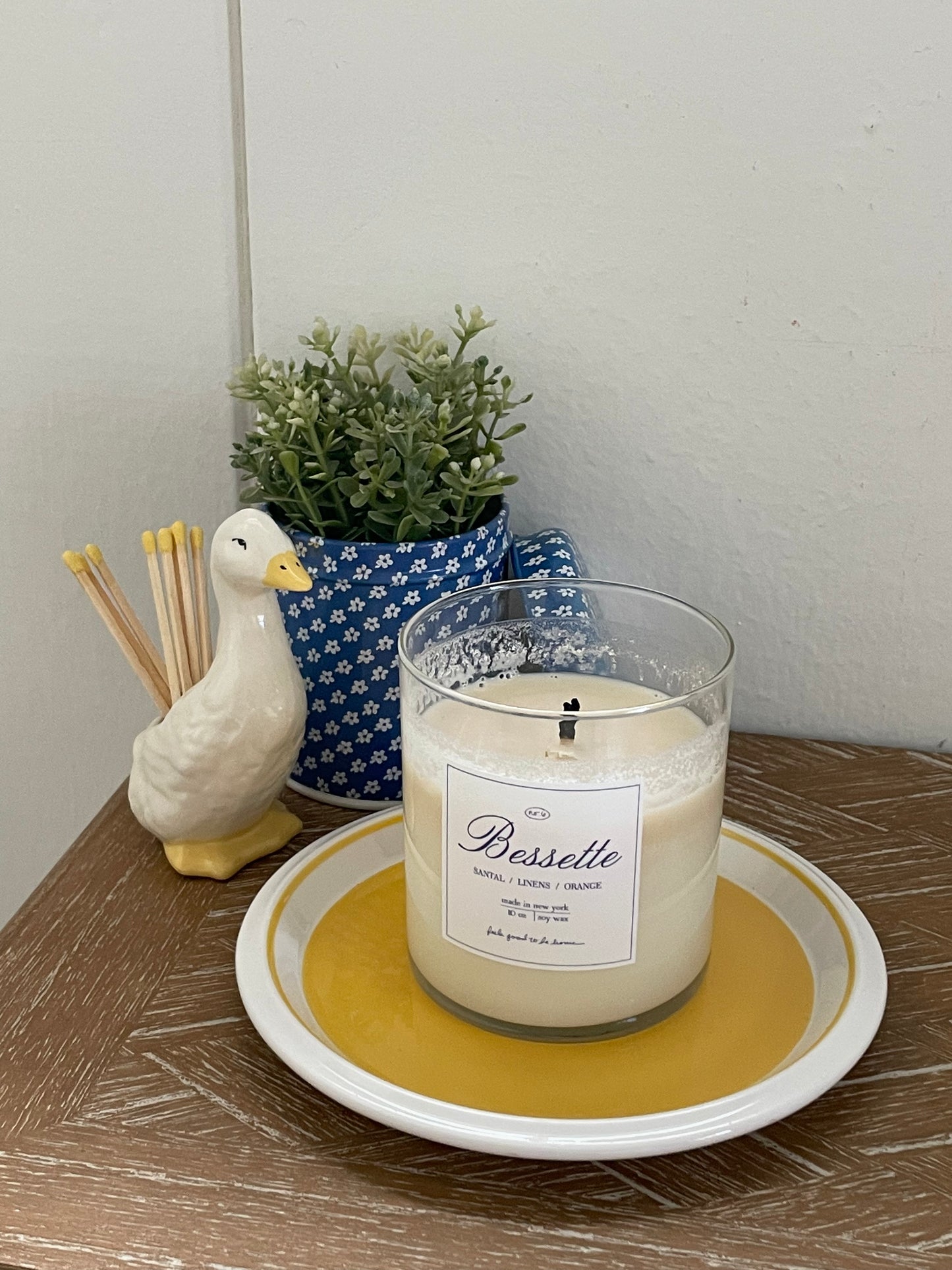Goldie Candle Plate