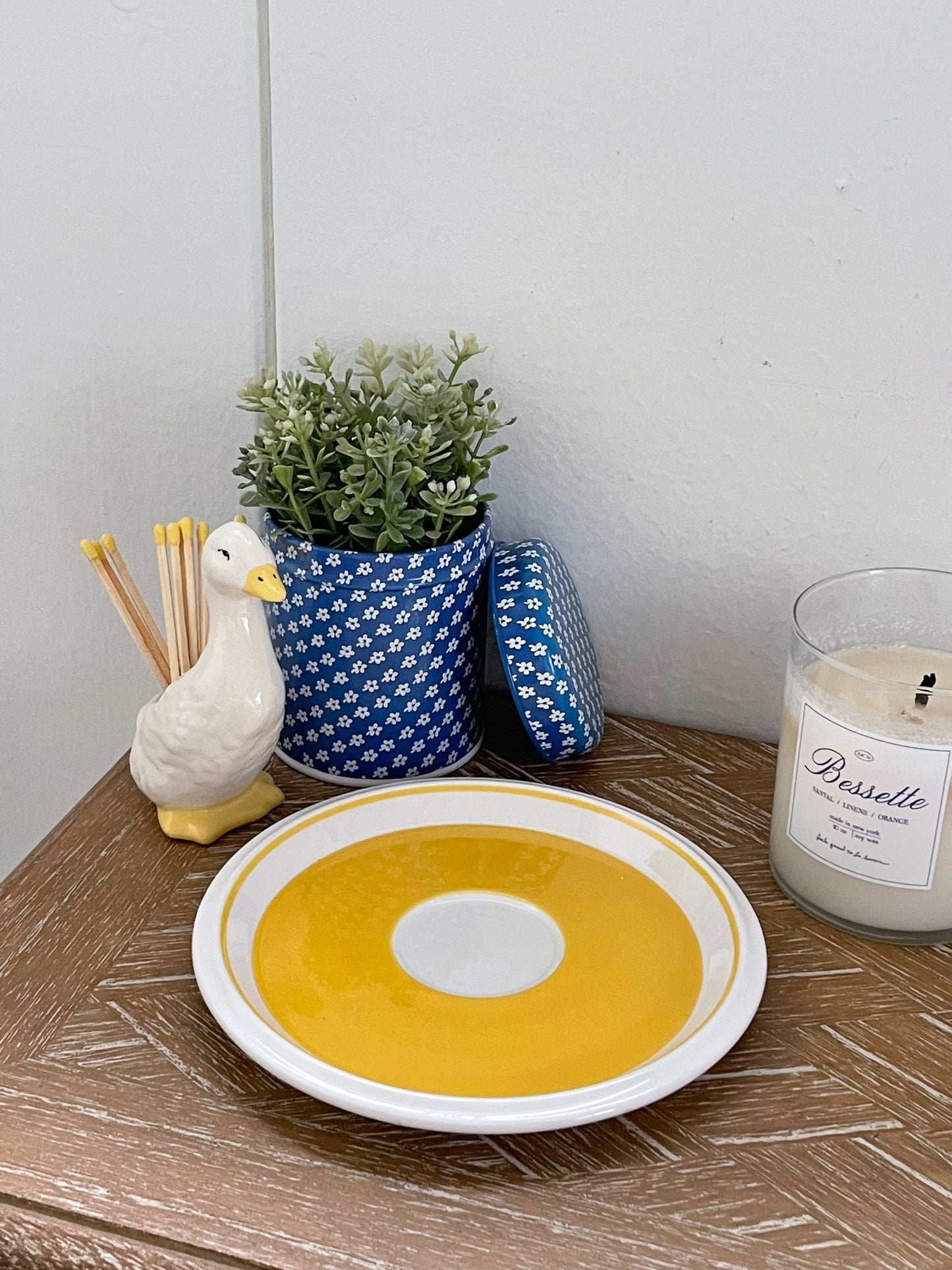 Goldie Candle Plate