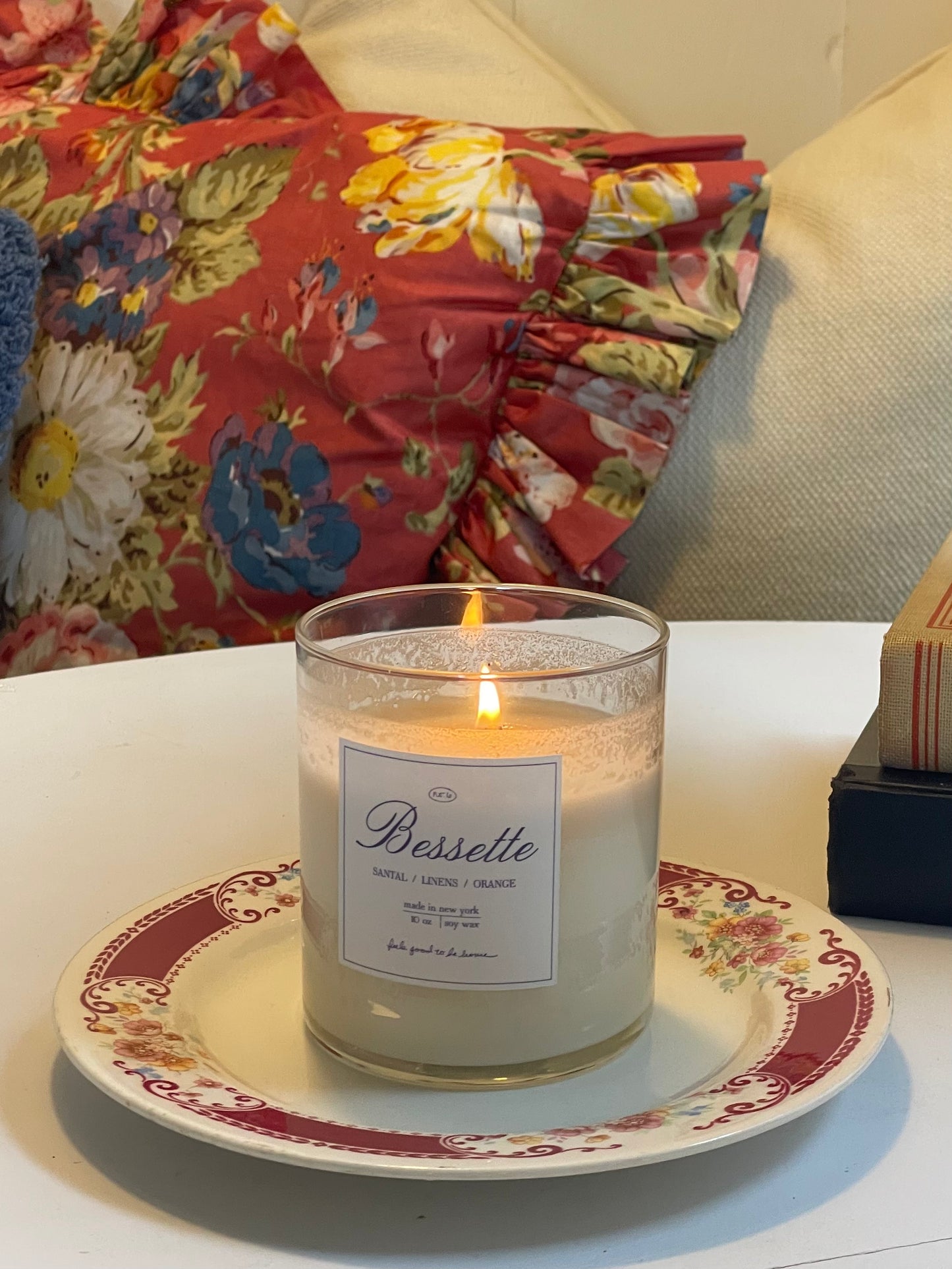 Brooksby Candle Plate