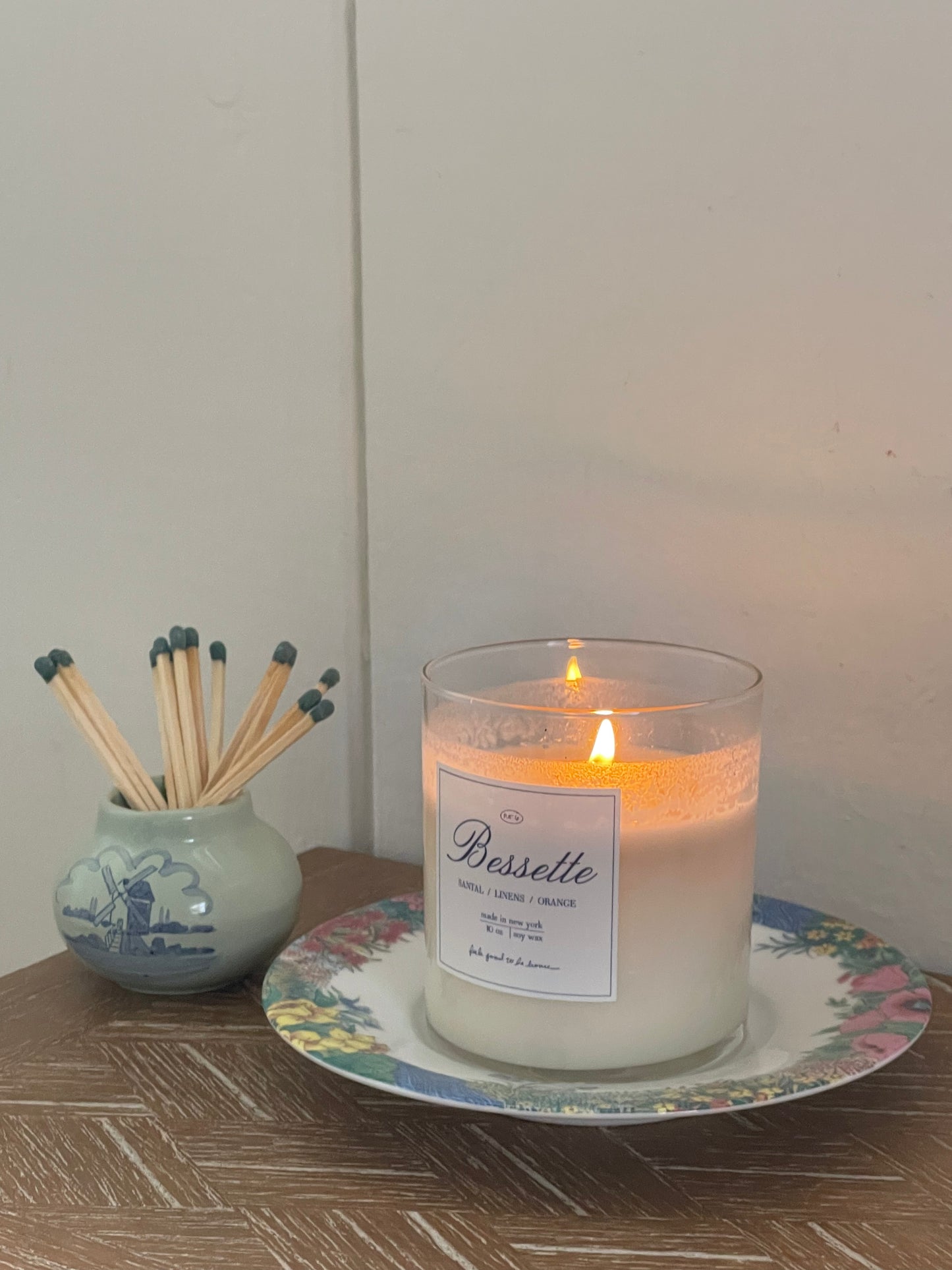 Secret Garden Candle Plate