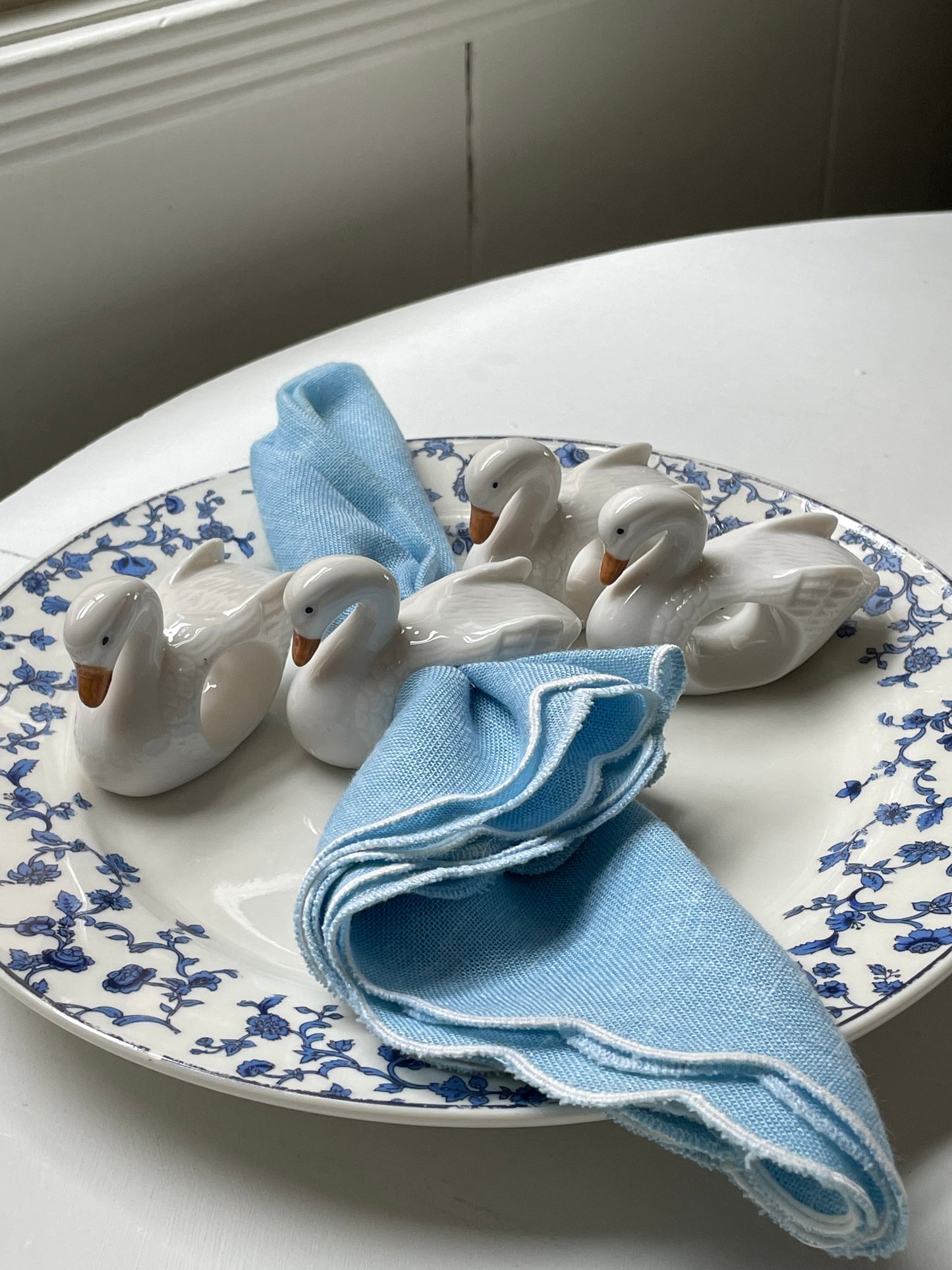 Feathery Friend Napkin Rings, Set of 4