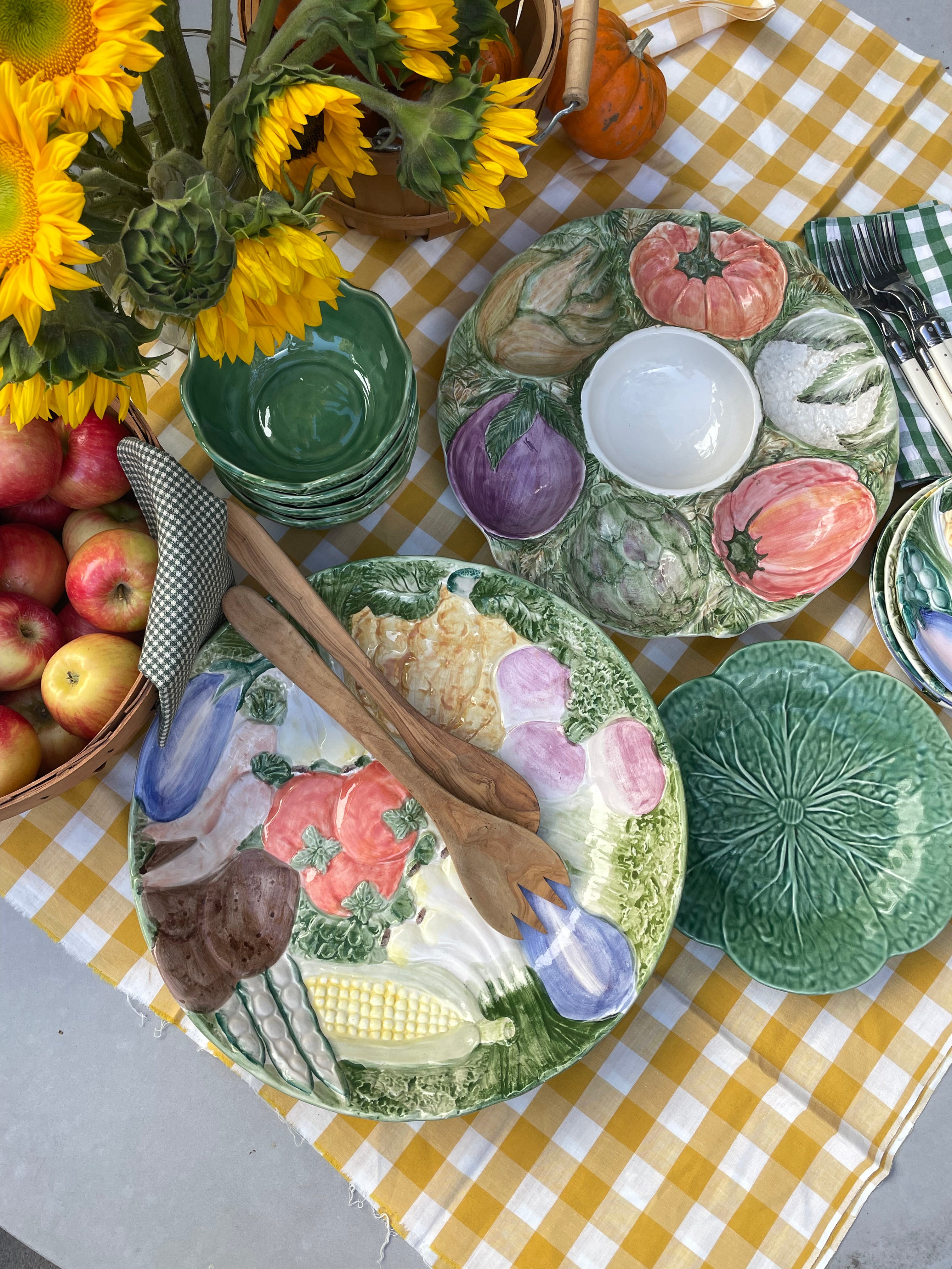 Crudité Serving Platters, Set of 2