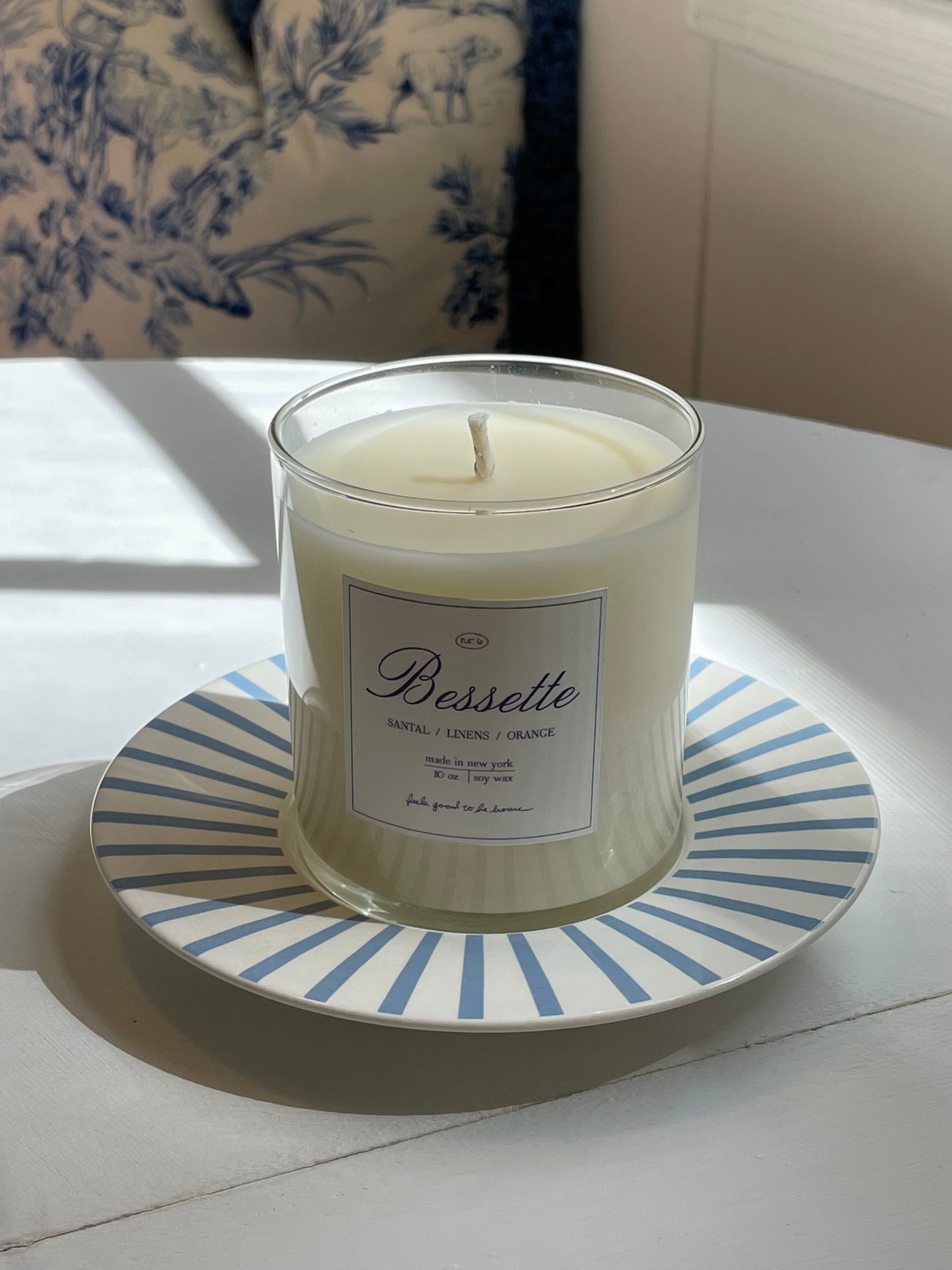 Malibu Candle Plate
