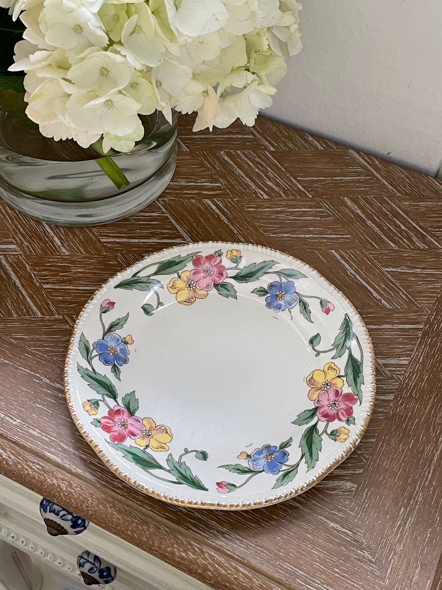 Flower Streets Candle Plate