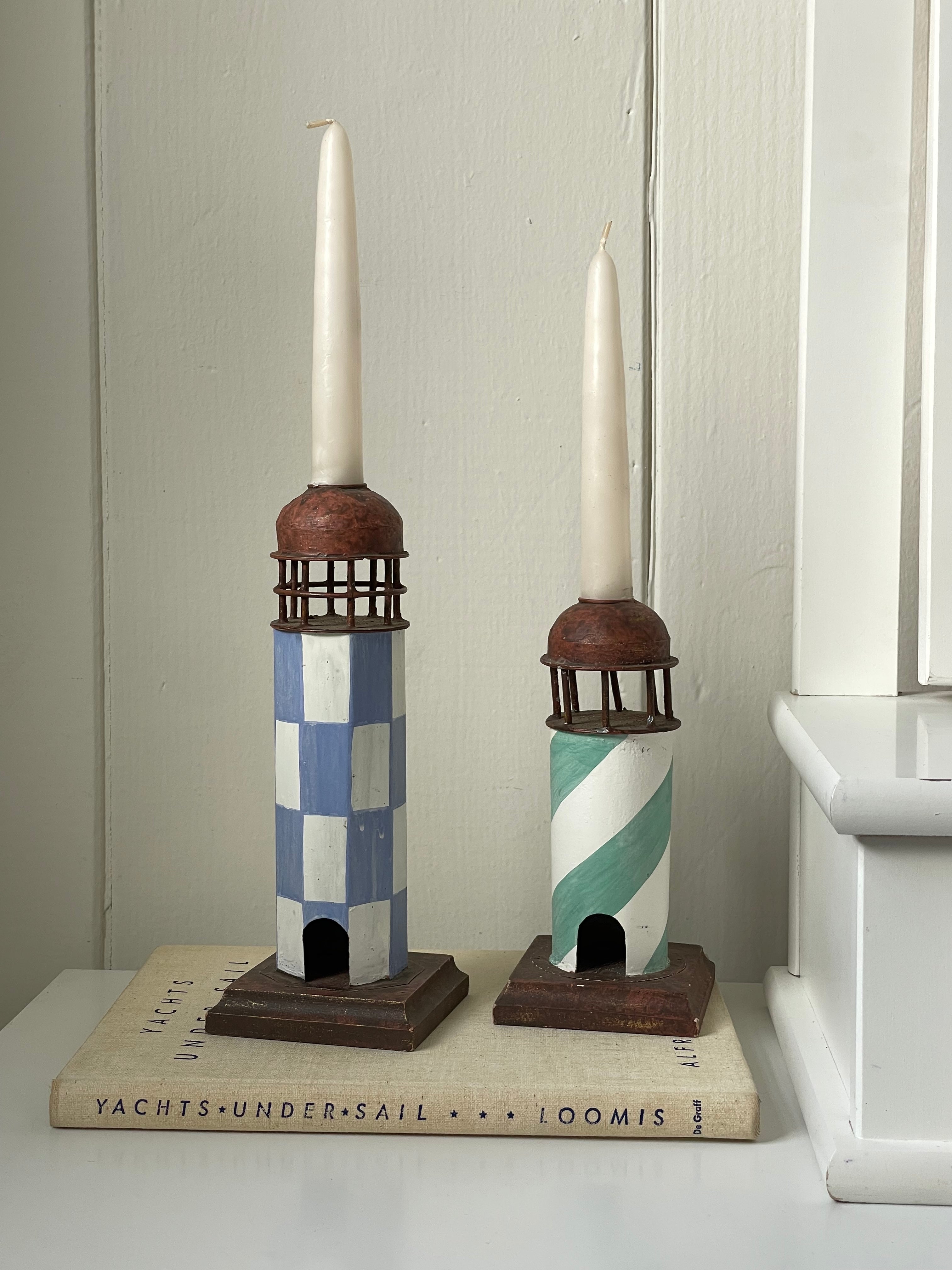Twin Beacons Candlesticks
