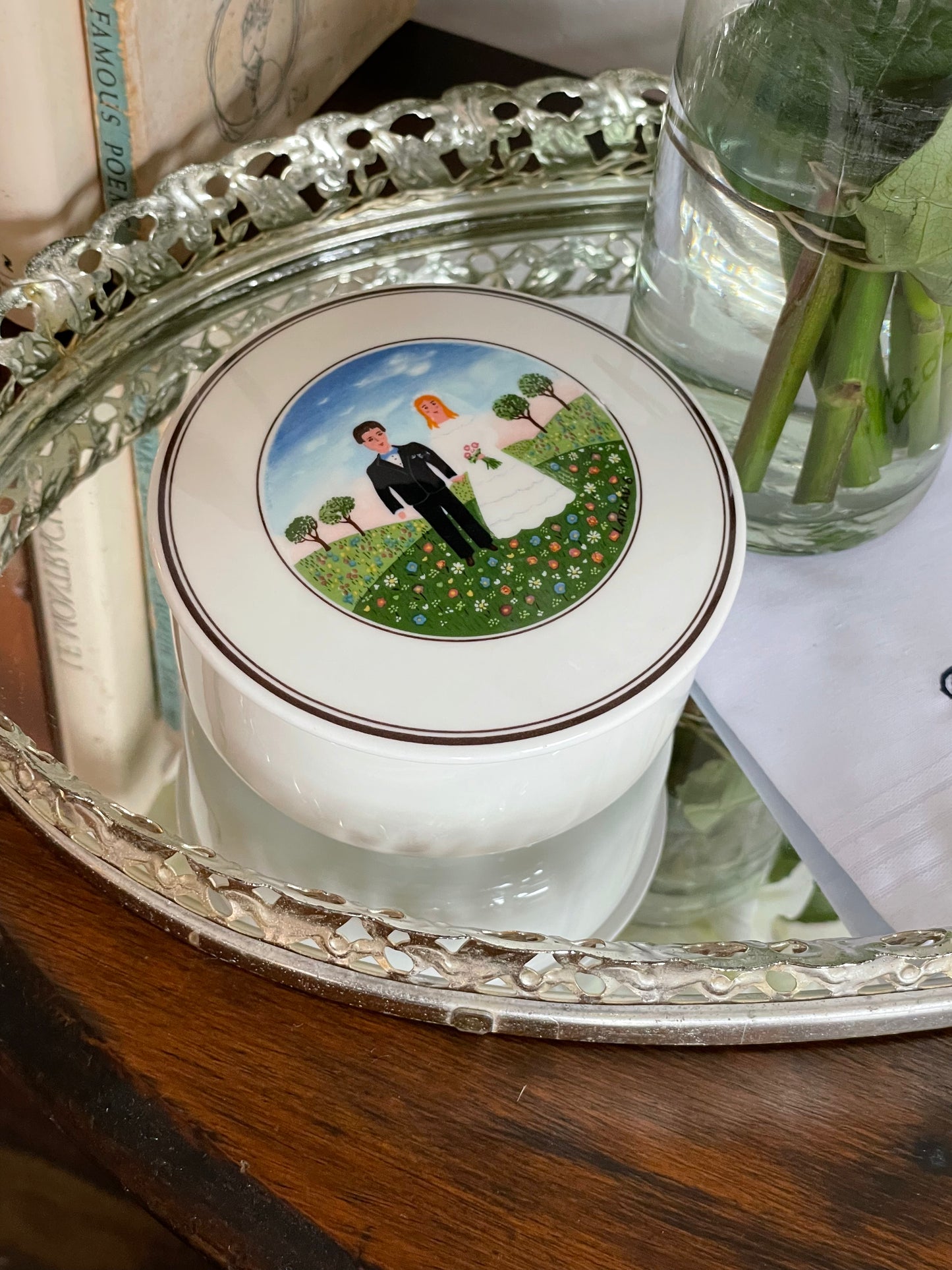 Bride & Groom Trinket Box