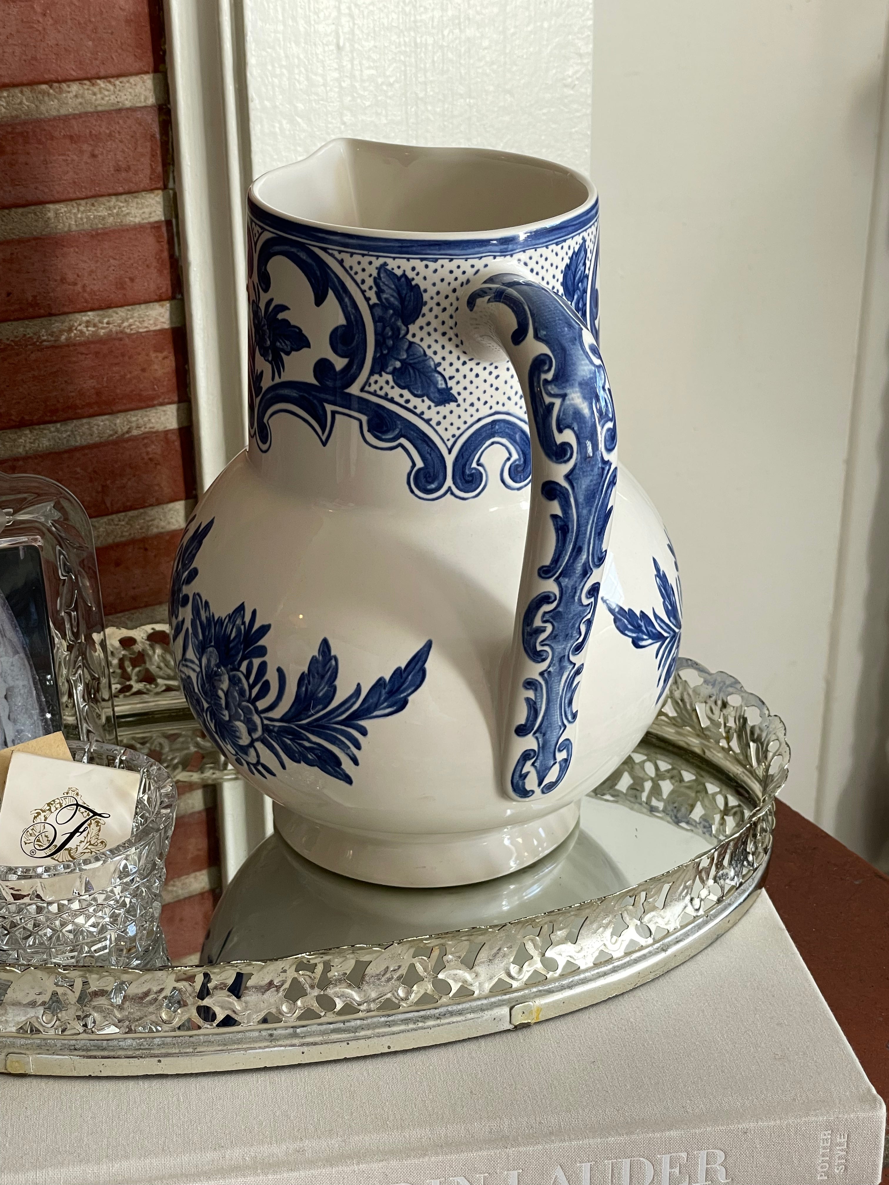 Tiffany & Co. "Tiffany Delft" Pitcher