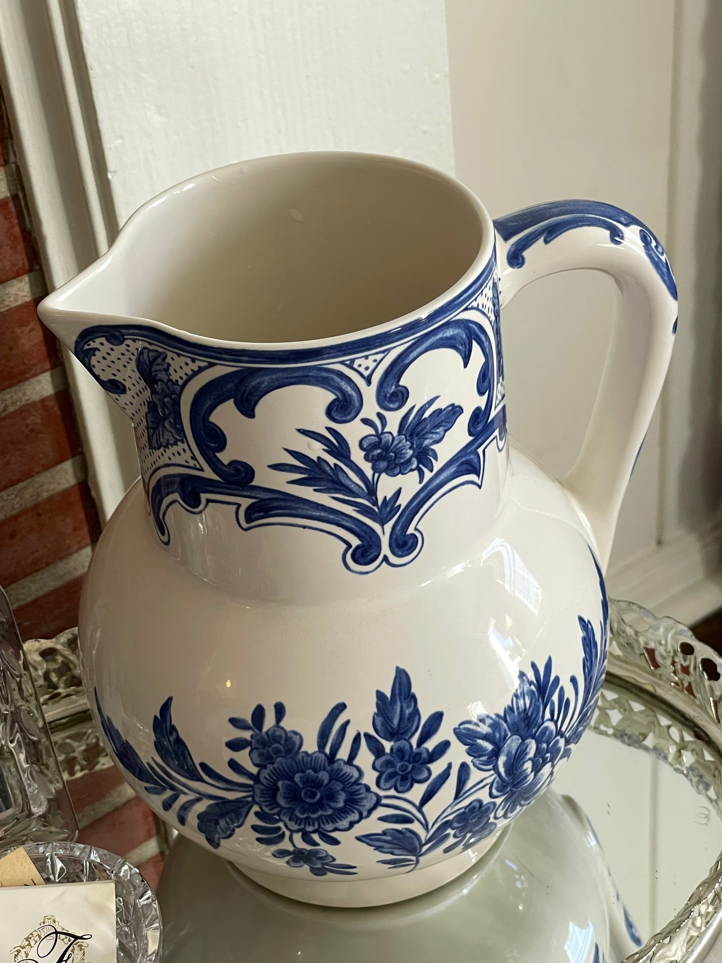 Tiffany & Co. "Tiffany Delft" Pitcher
