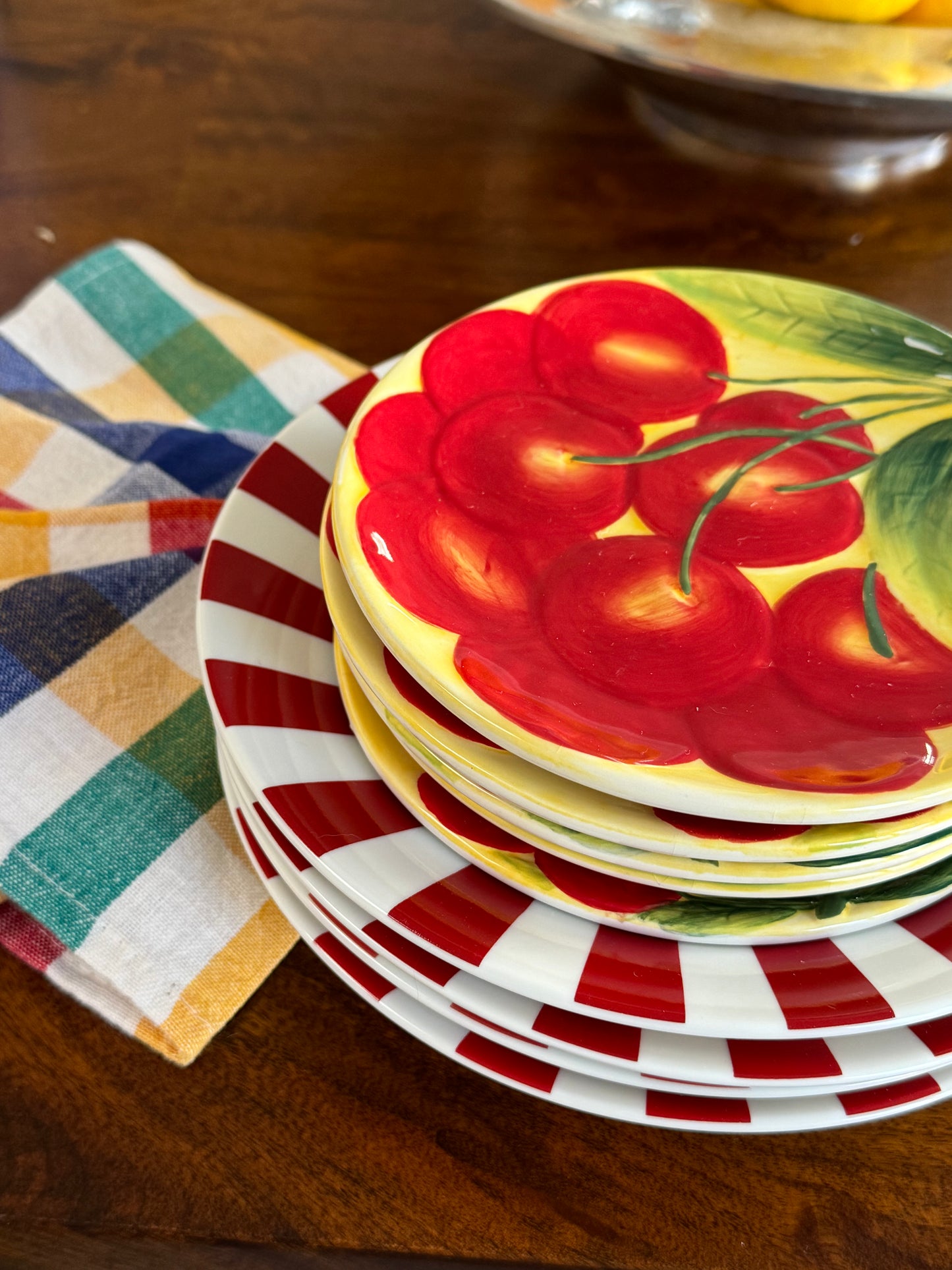 San Marzano Appetizer Plates, Set of 5