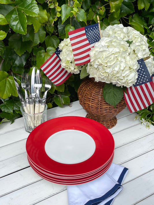 Uncle Sam Dinner Plates, Set of 6