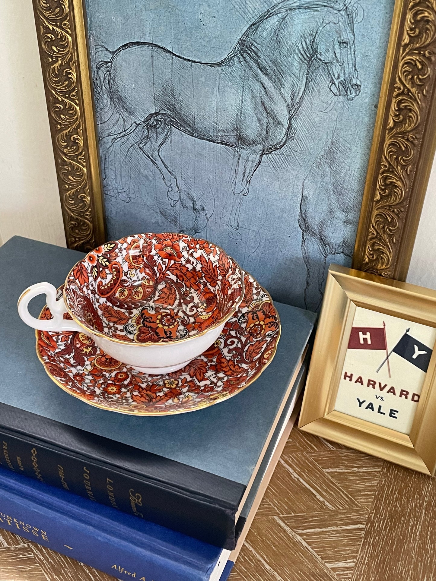 Paisley Tea Cup and Saucer