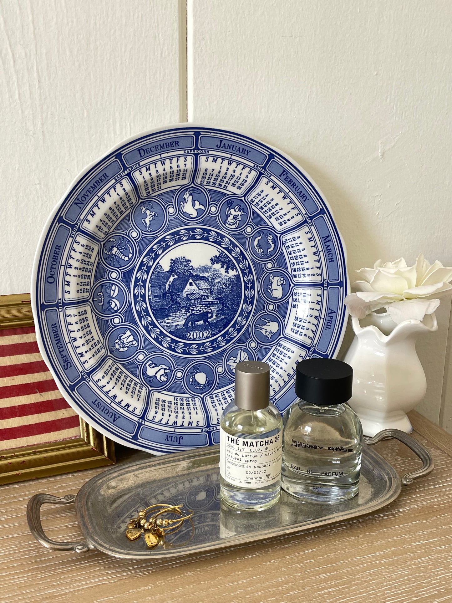 Spode Blue Room 2002 Calendar Plate