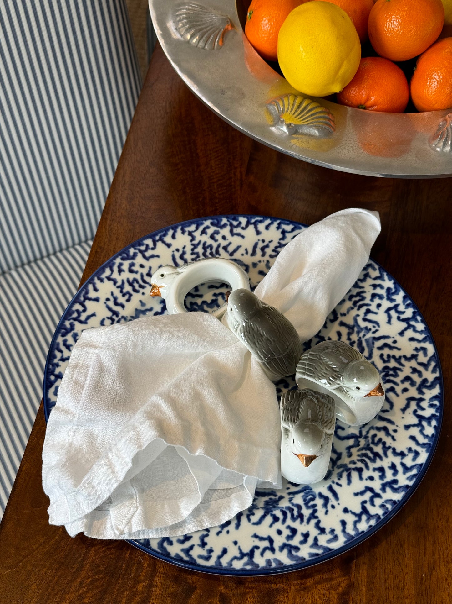 Seagull Napkin Rings, Set of 4