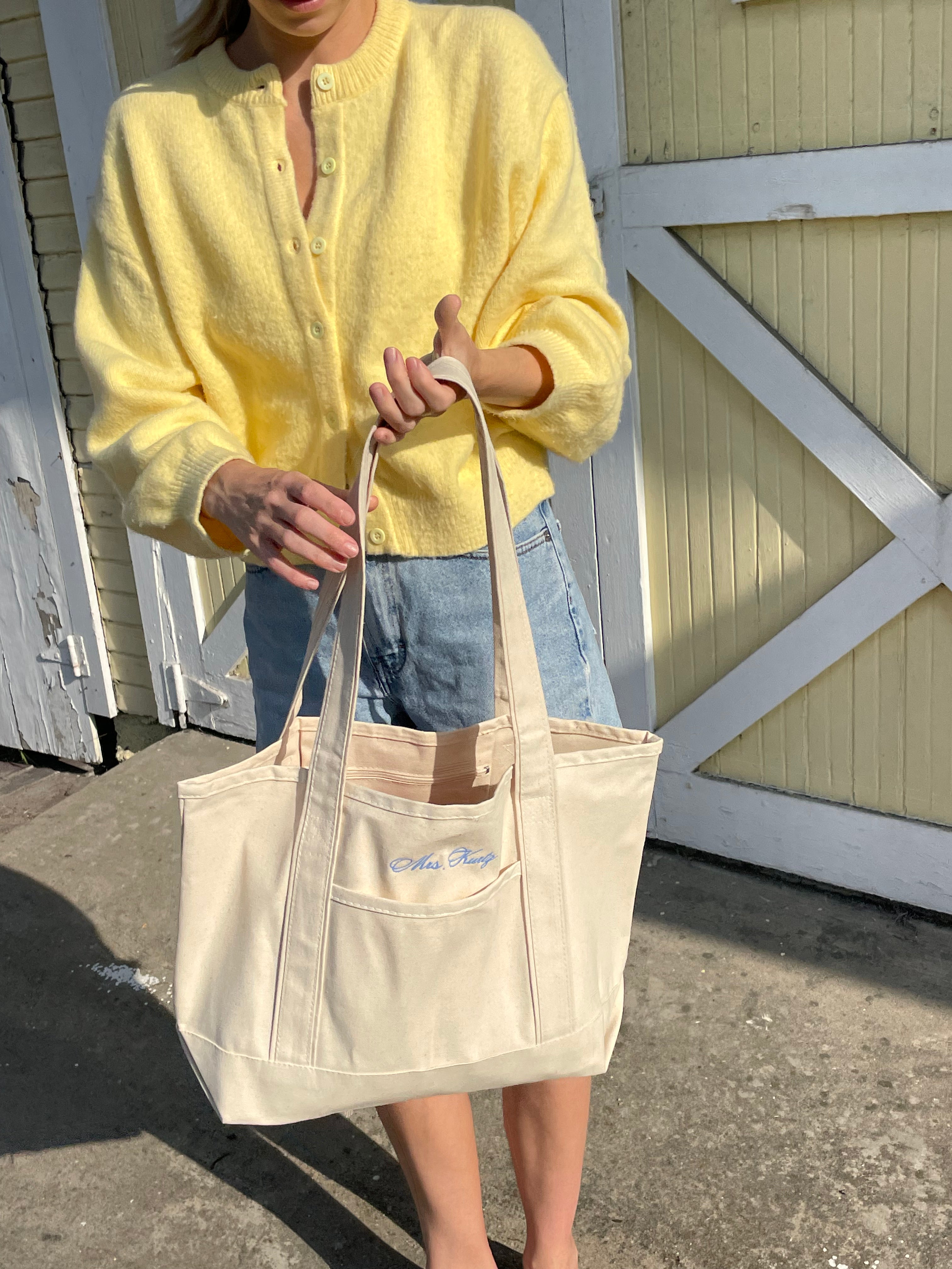 Custom Embroidered Tote Bag