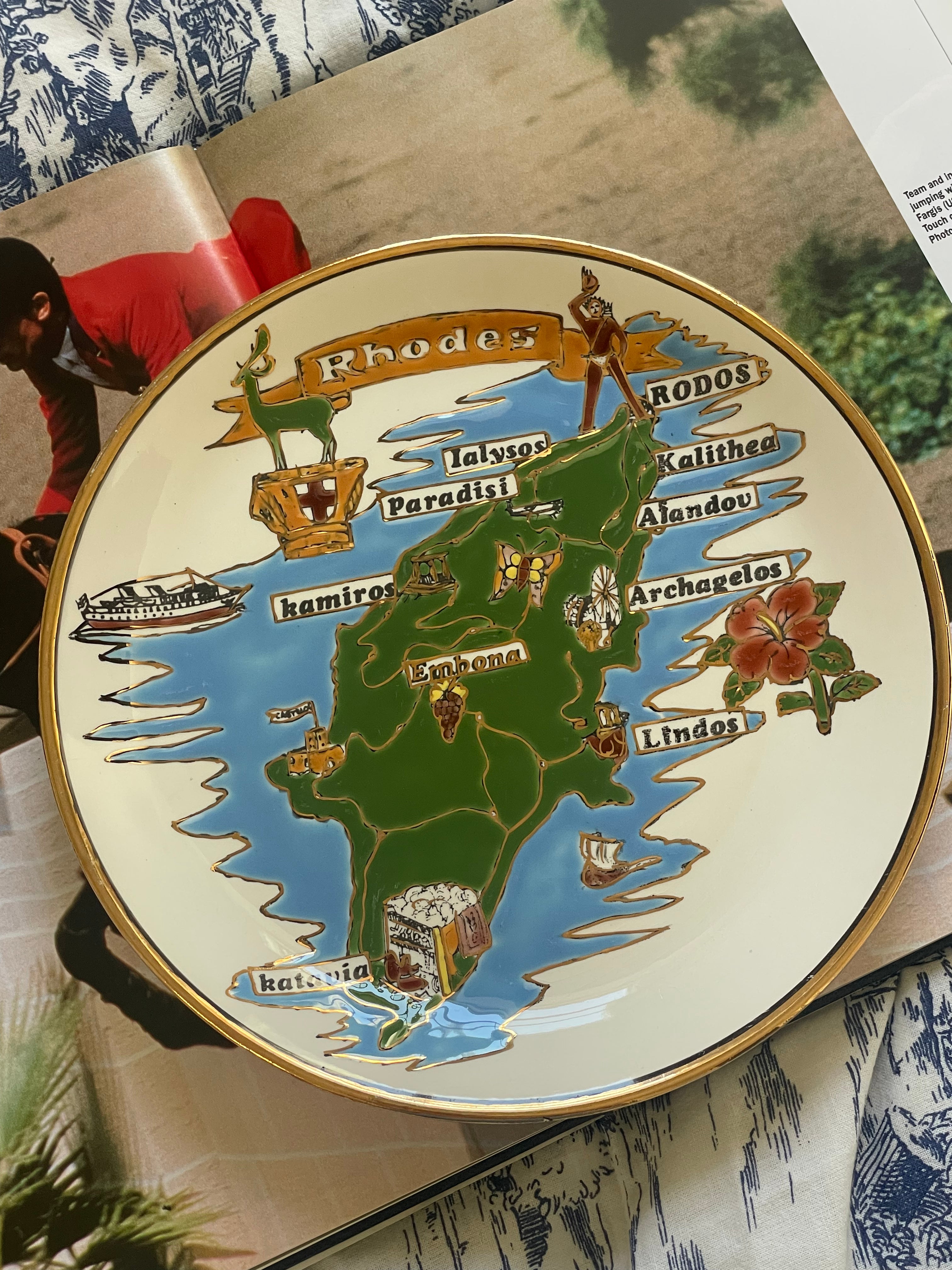 Rhodes Decorative Plate