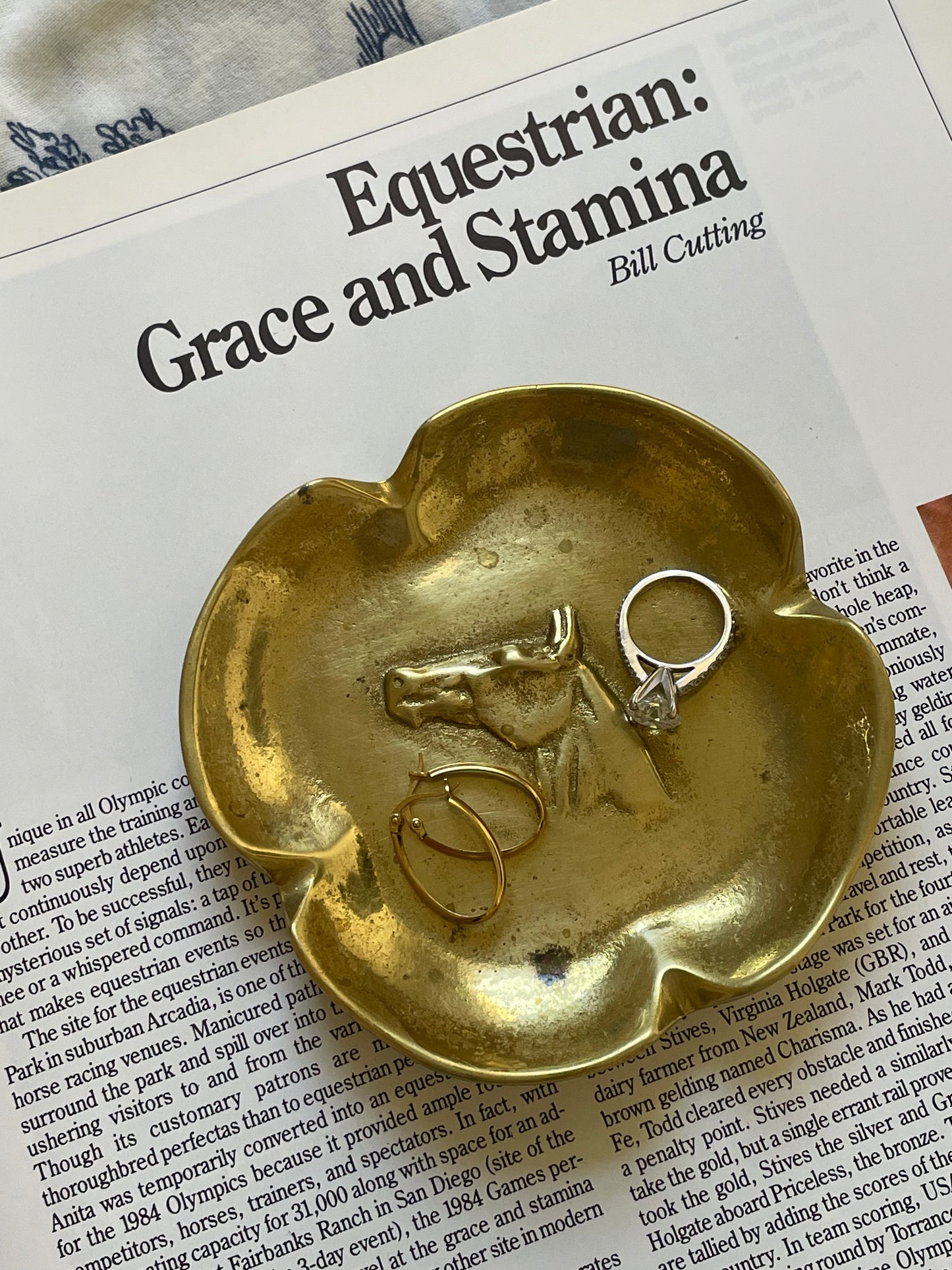 Equestrian Ash tray