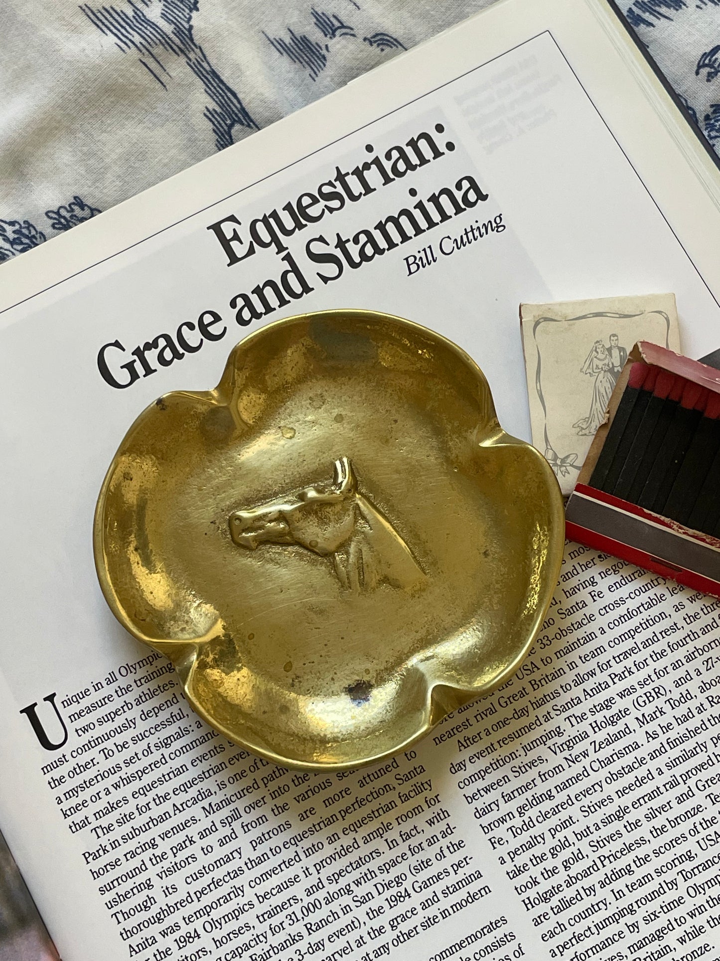 Equestrian Ash tray