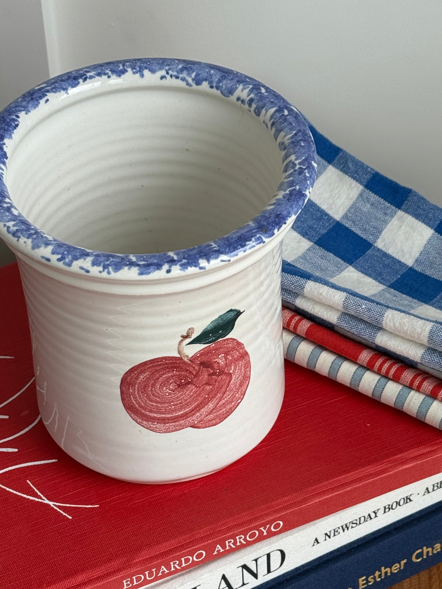 Apple Orchard Utensil Crock